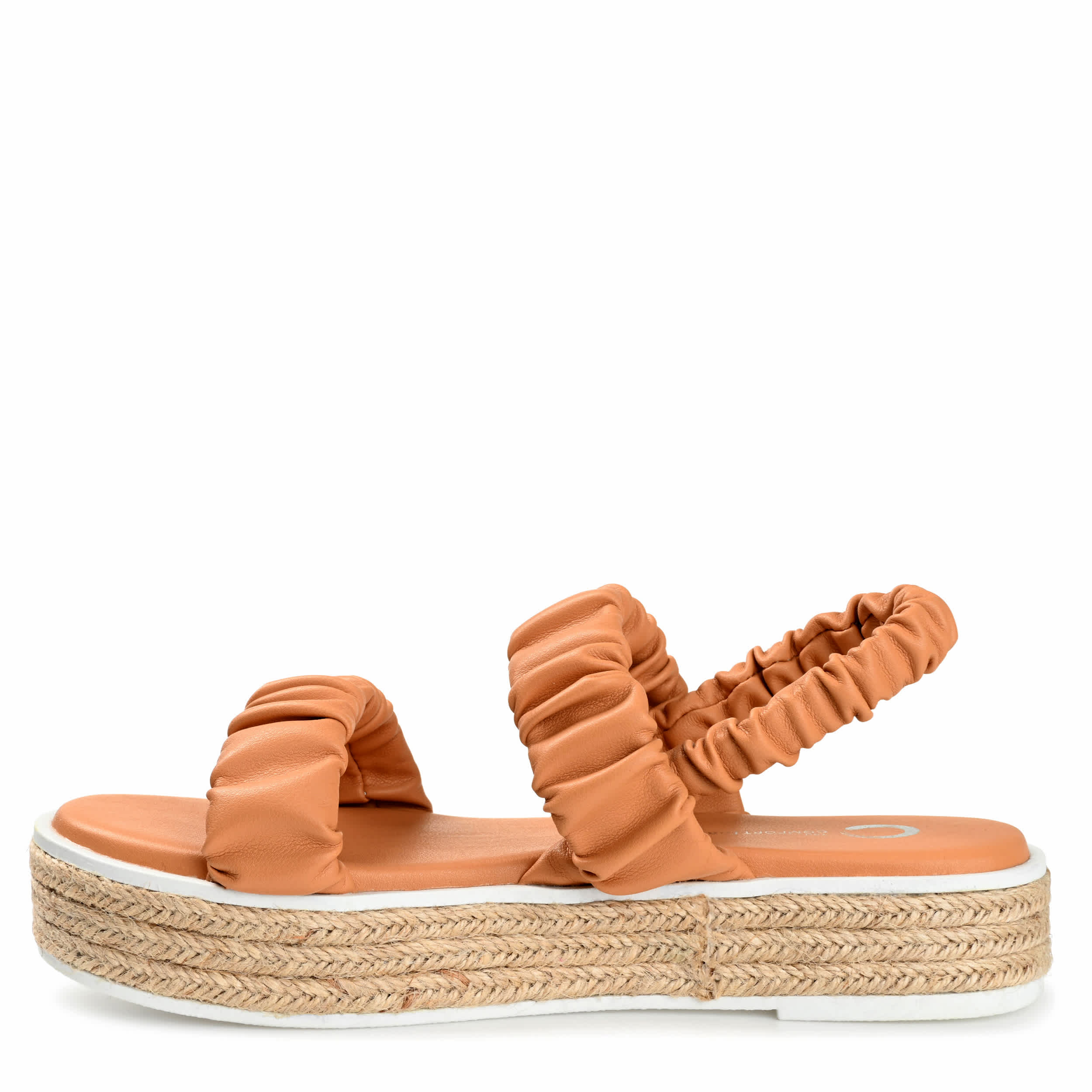 JOURNEE COLLECTION-WOMENS KNOWLES PLATFORM SANDAL-MOCHA & 