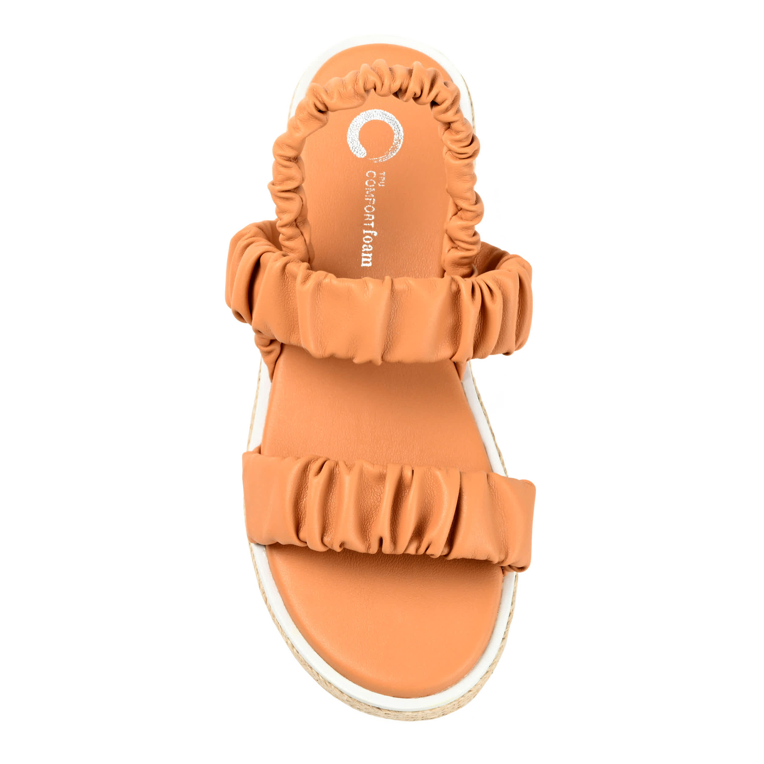 JOURNEE COLLECTION-WOMENS KNOWLES PLATFORM SANDAL-MOCHA & 