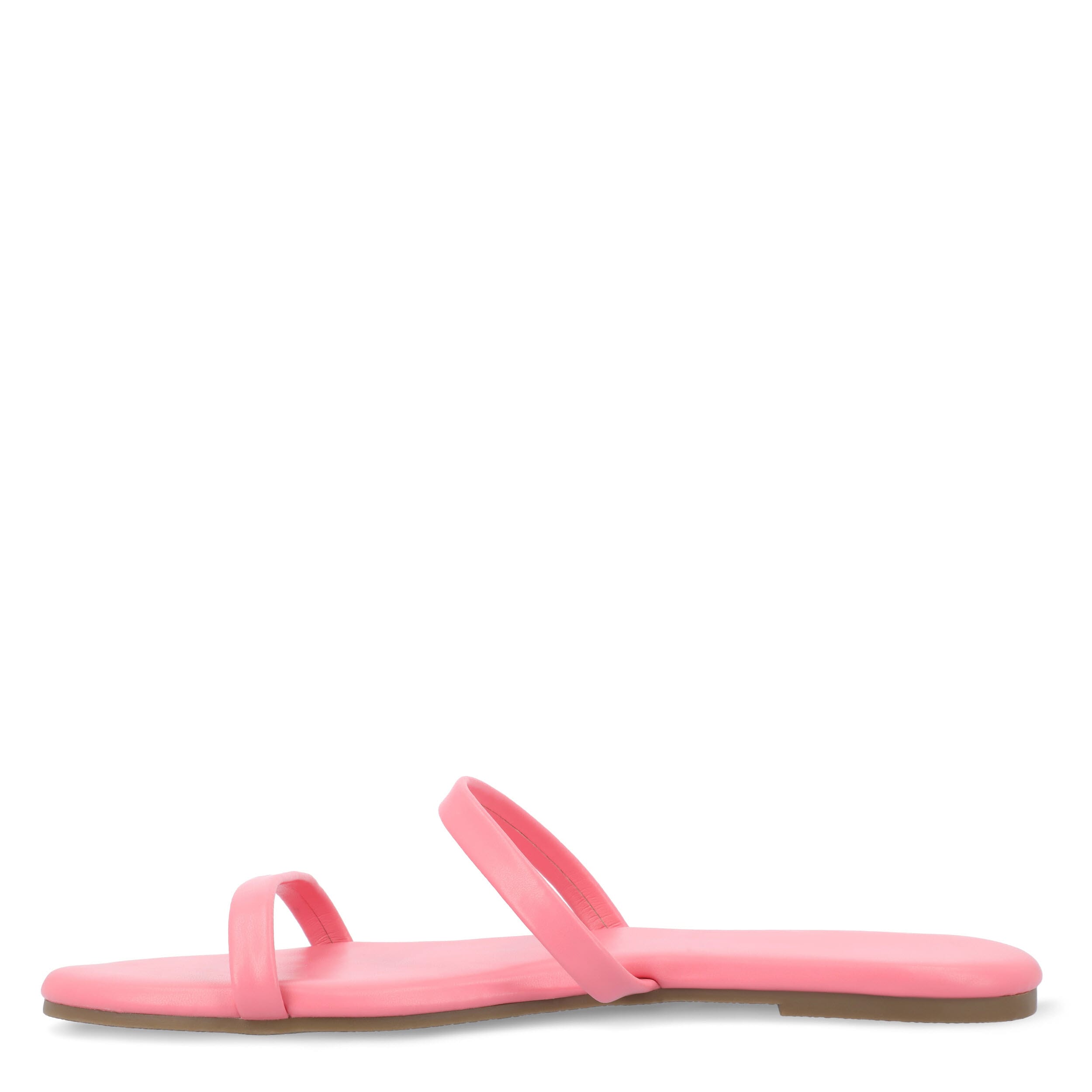 JOURNEE COLLECTION-WOMENS ADYRAE SANDAL-PINK & 