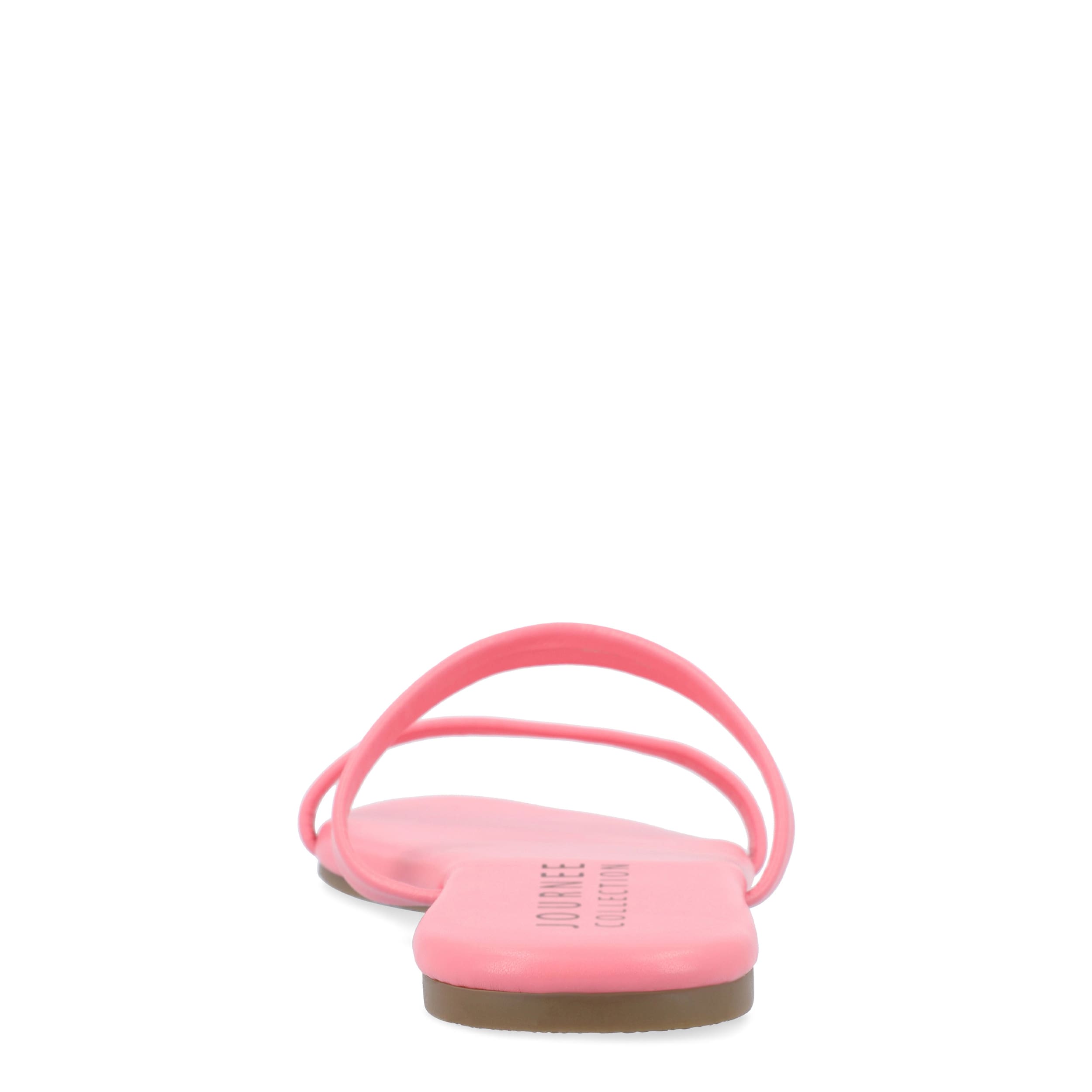 JOURNEE COLLECTION-WOMENS ADYRAE SANDAL-PINK & 