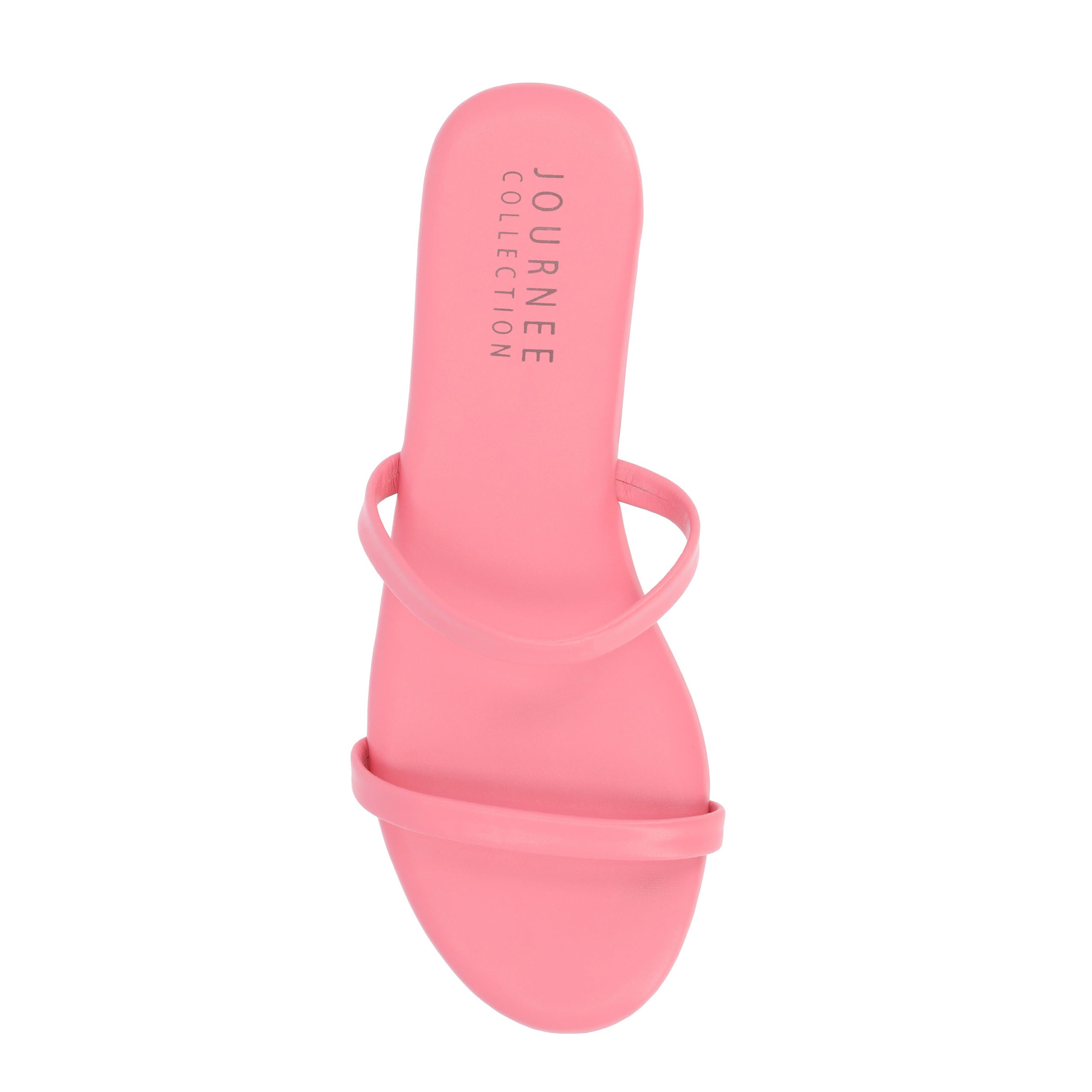 JOURNEE COLLECTION-WOMENS ADYRAE SANDAL-PINK & 
