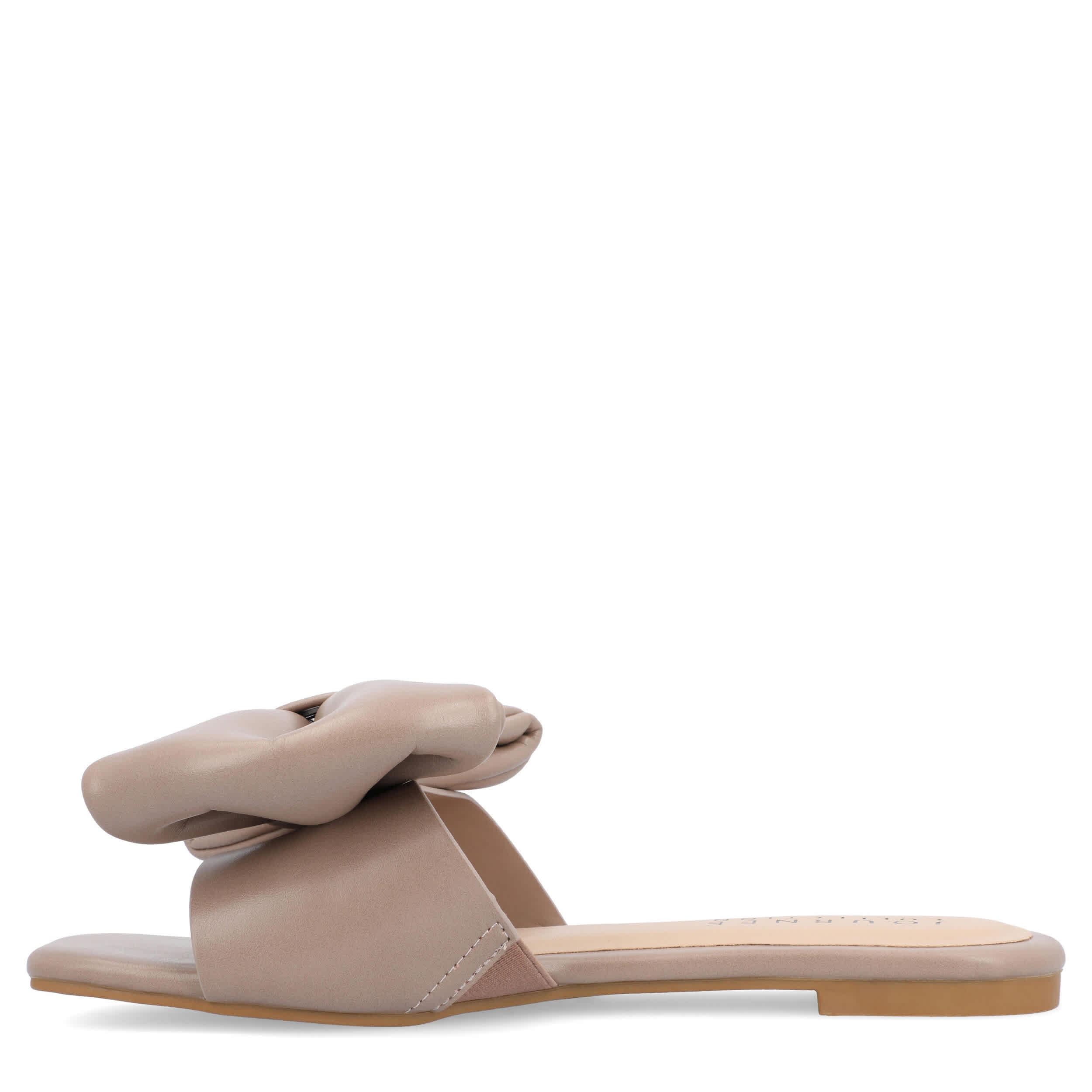 JOURNEE COLLECTION-WOMENS FAYRE SLIP ON SANDAL-COFFEE & 