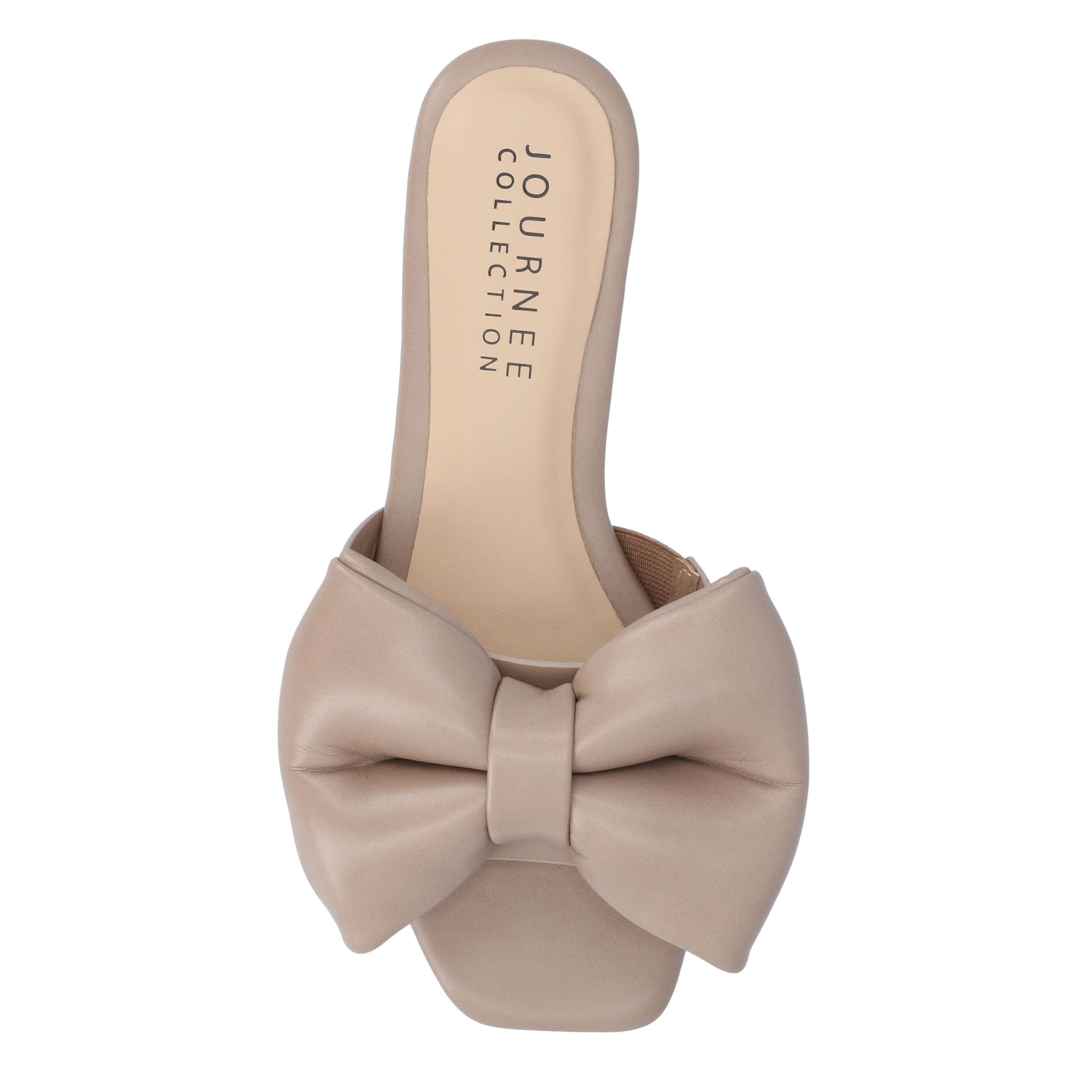 JOURNEE COLLECTION-WOMENS FAYRE SLIP ON SANDAL-COFFEE & 