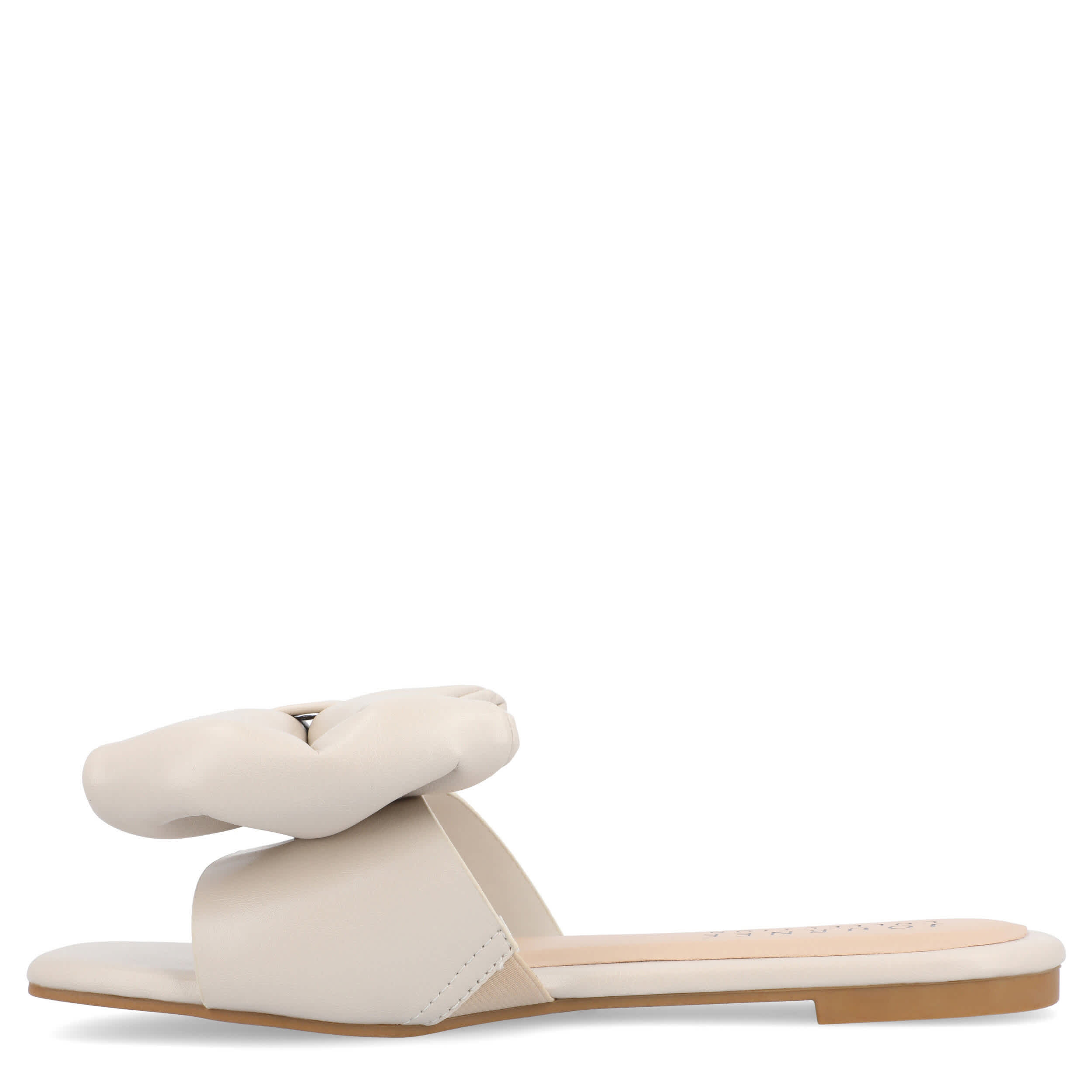 JOURNEE COLLECTION-WOMENS FAYRE SLIP ON SANDAL-SAND & 