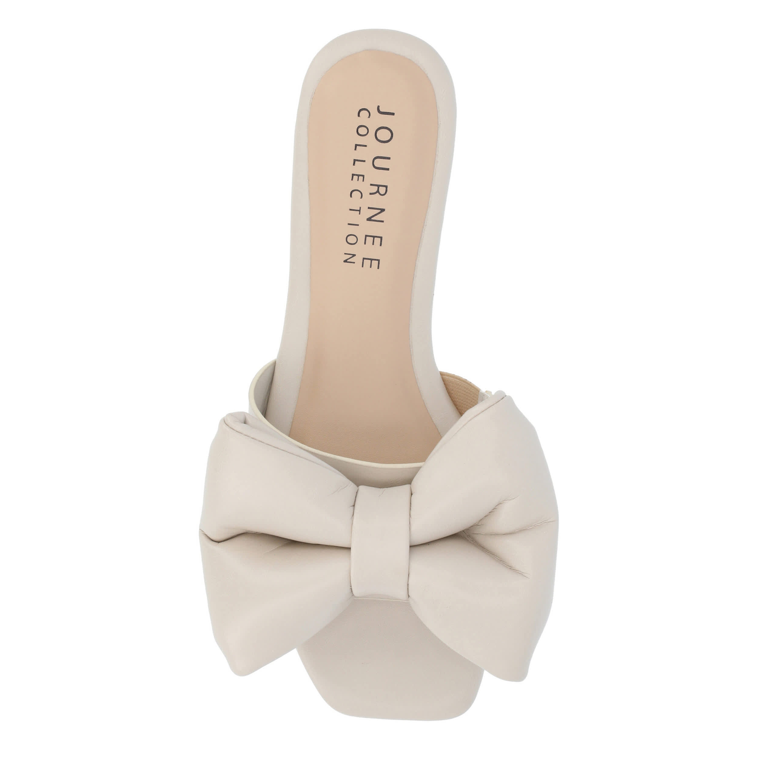JOURNEE COLLECTION-WOMENS FAYRE SLIP ON SANDAL-SAND & 