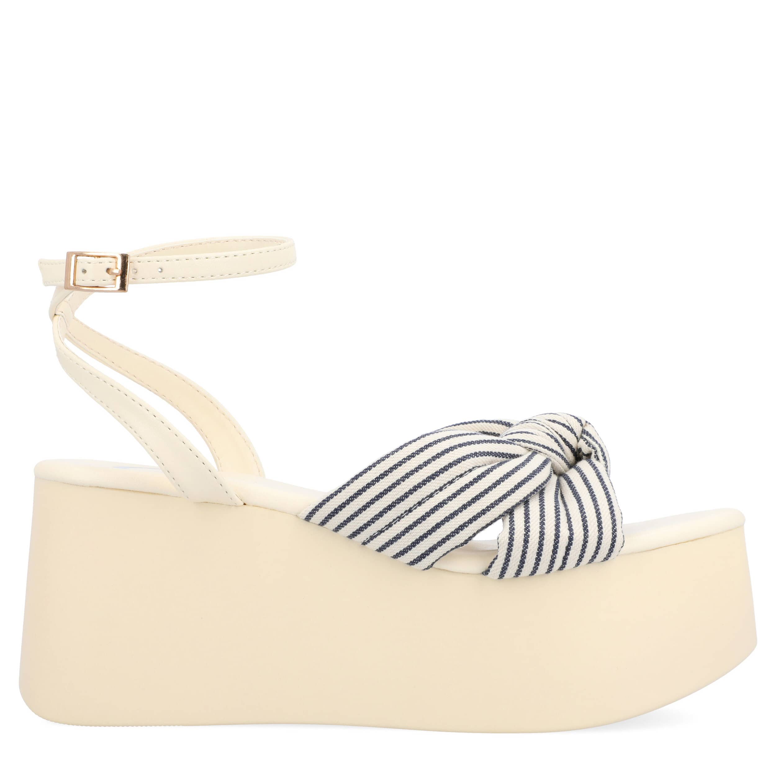 JOURNEE COLLECTION-WOMENS LAILEE PLATFORM SANDAL-NAVY & 