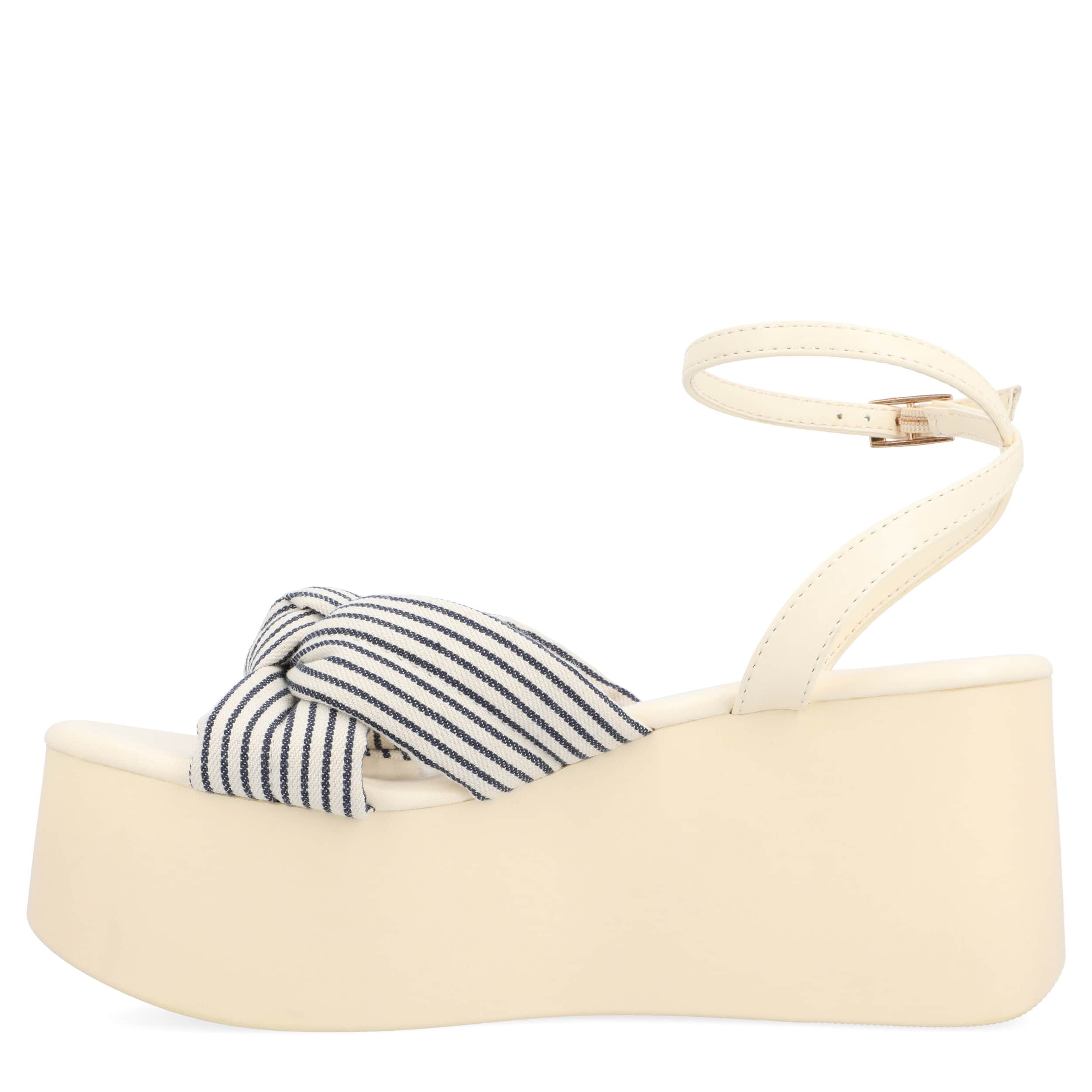 JOURNEE COLLECTION-WOMENS LAILEE PLATFORM SANDAL-NAVY & 