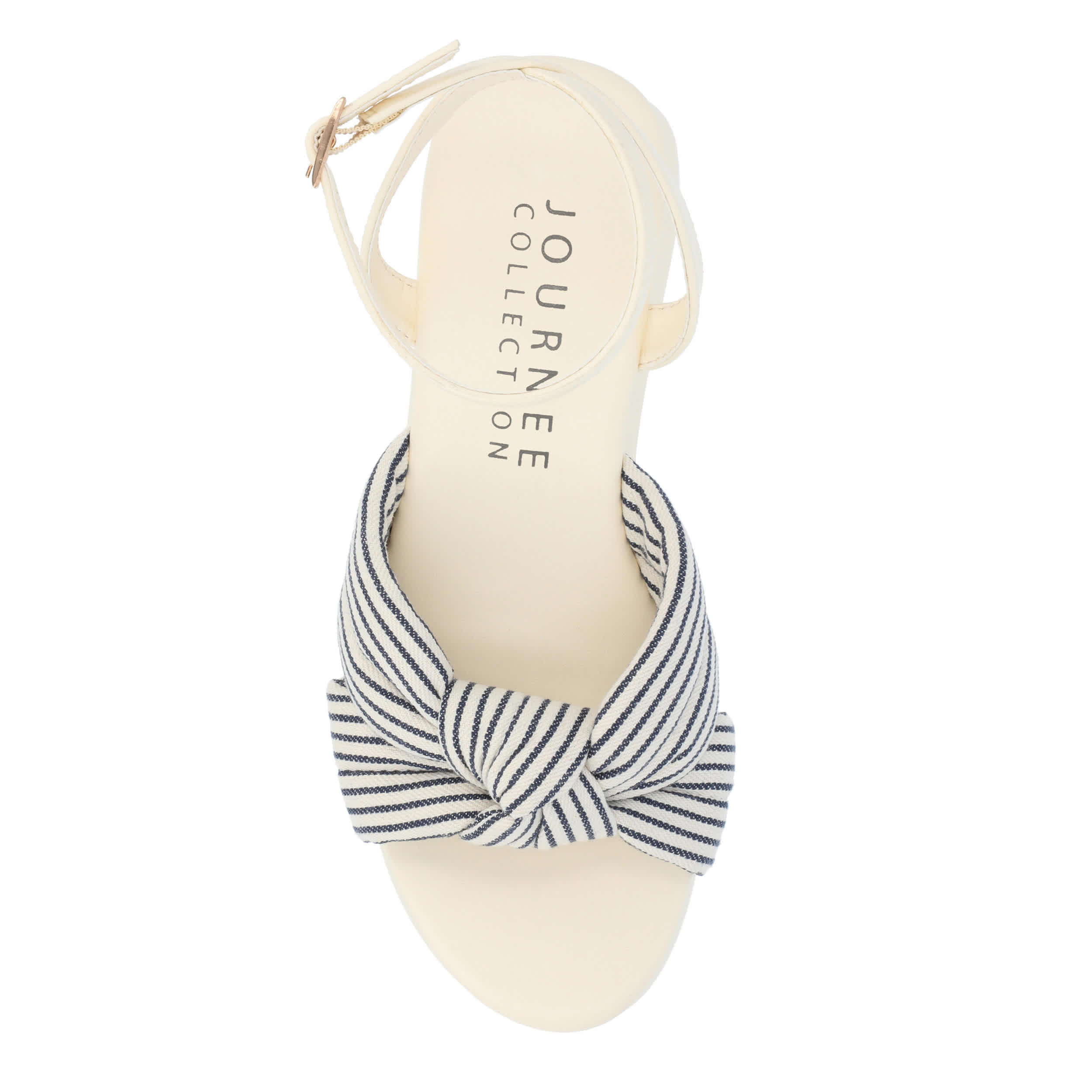 JOURNEE COLLECTION-WOMENS LAILEE PLATFORM SANDAL-NAVY & 