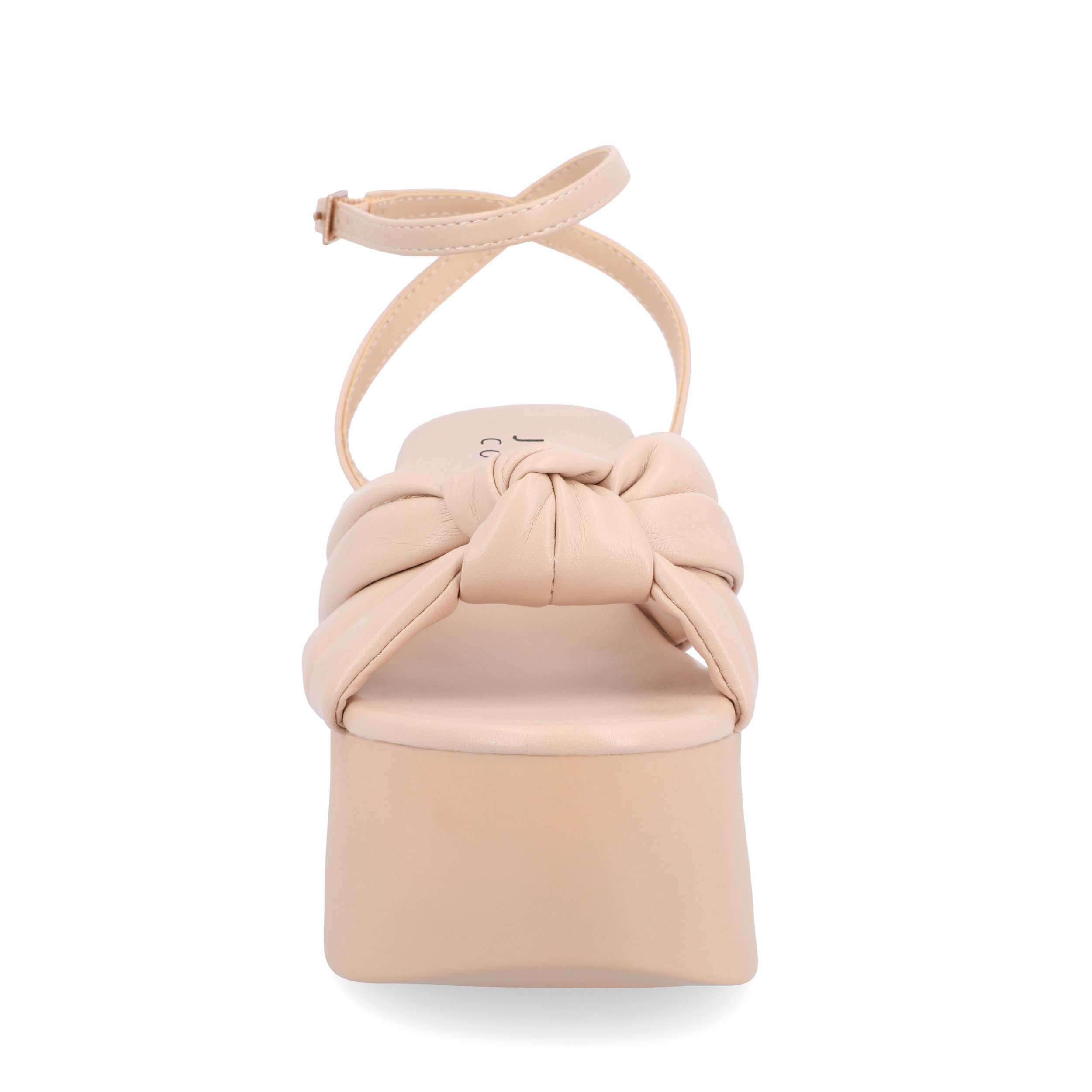 JOURNEE COLLECTION-WOMENS LAILEE PLATFORM SANDAL-NUDE & 