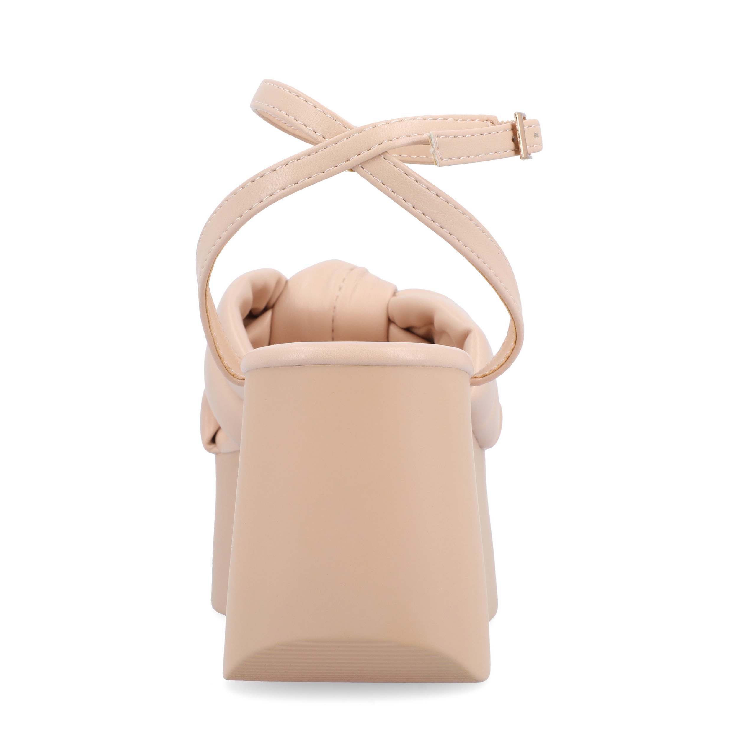 JOURNEE COLLECTION-WOMENS LAILEE PLATFORM SANDAL-NUDE & 