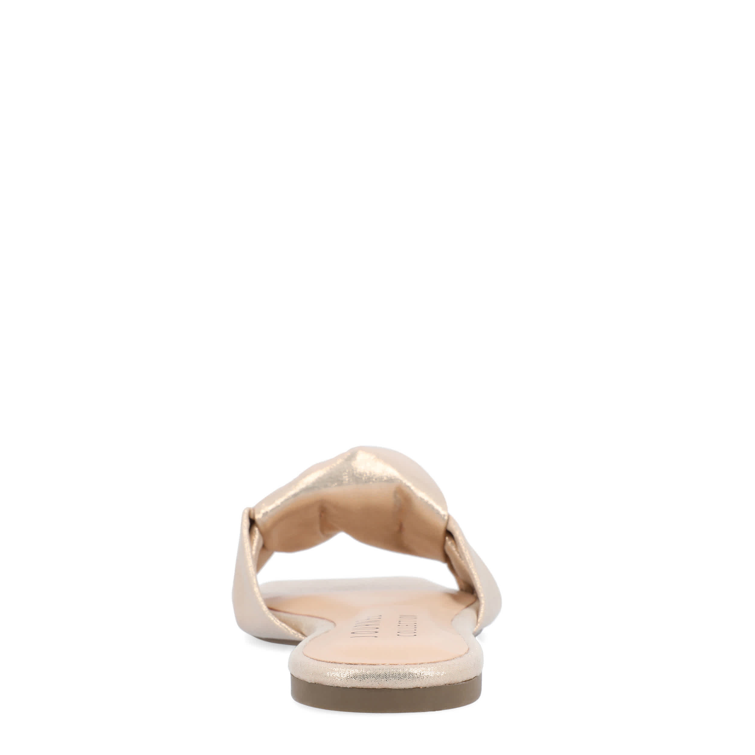JOURNEE COLLECTION-WOMENS DIANAH SLIP-ON SANDAL-ROSE GOLD & 