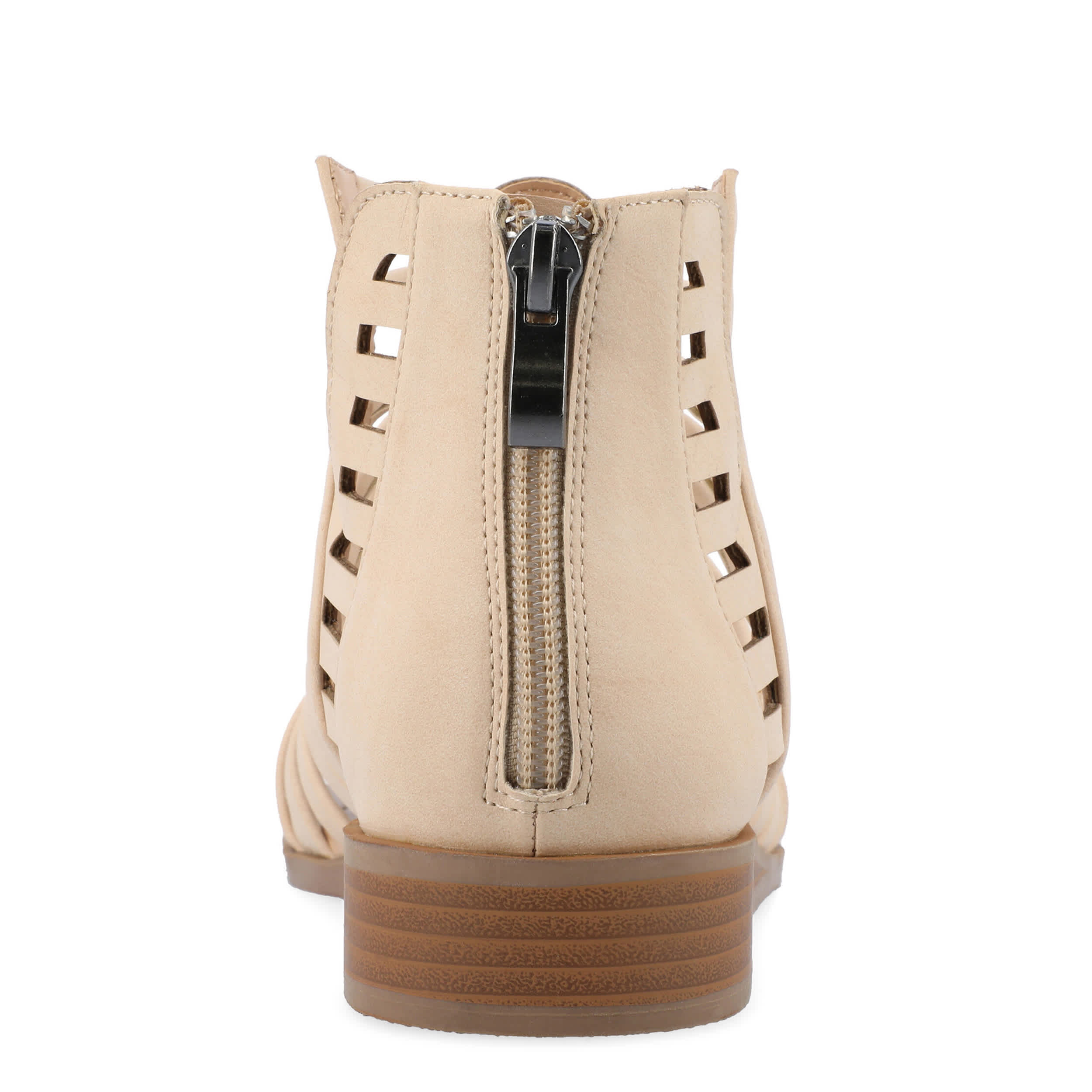 JOURNEE COLLECTION-WOMENS DELILAH WIDE SANDAL-NUDE & 