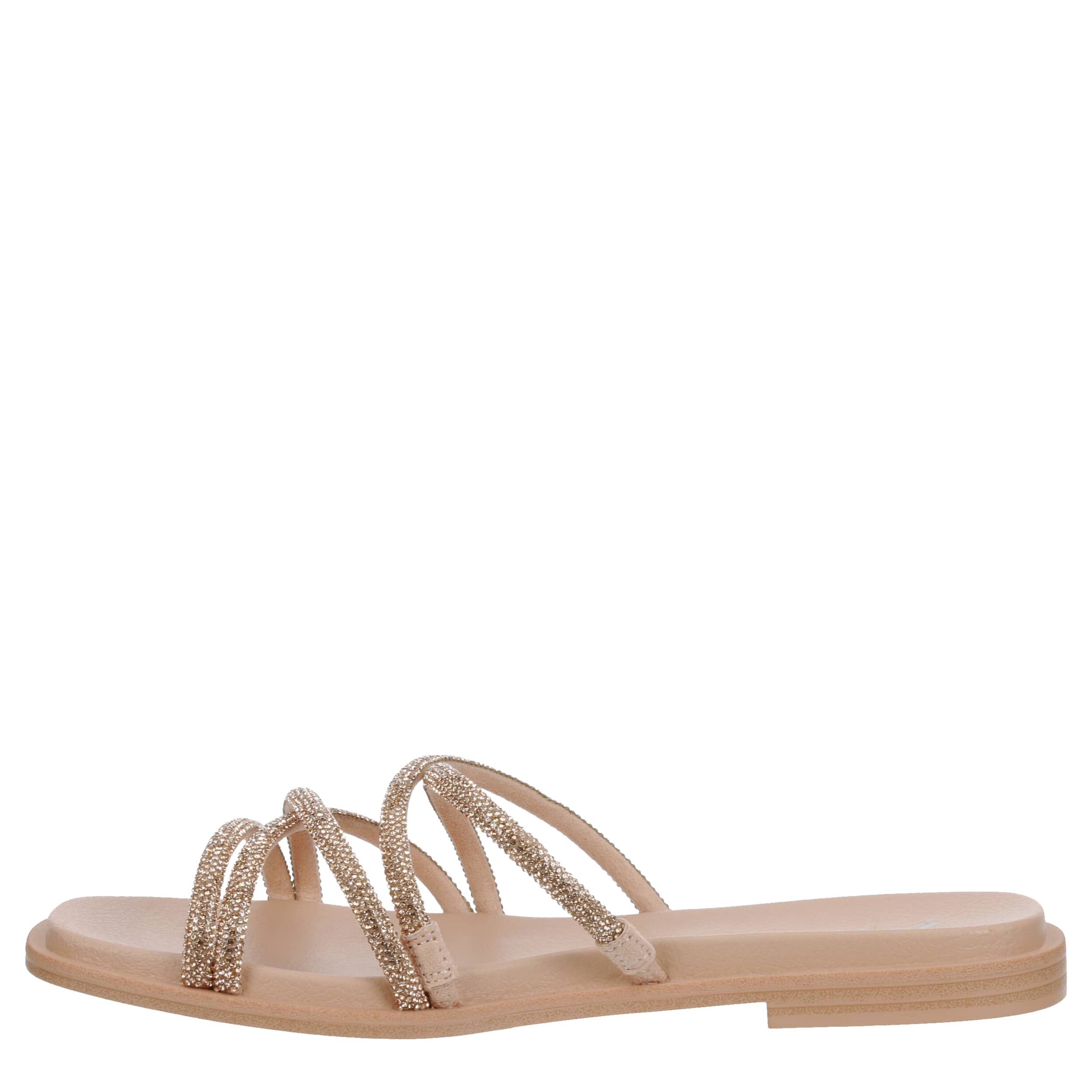 WOMENS KALANI SLIDE SANDAL - ROSE GOLD