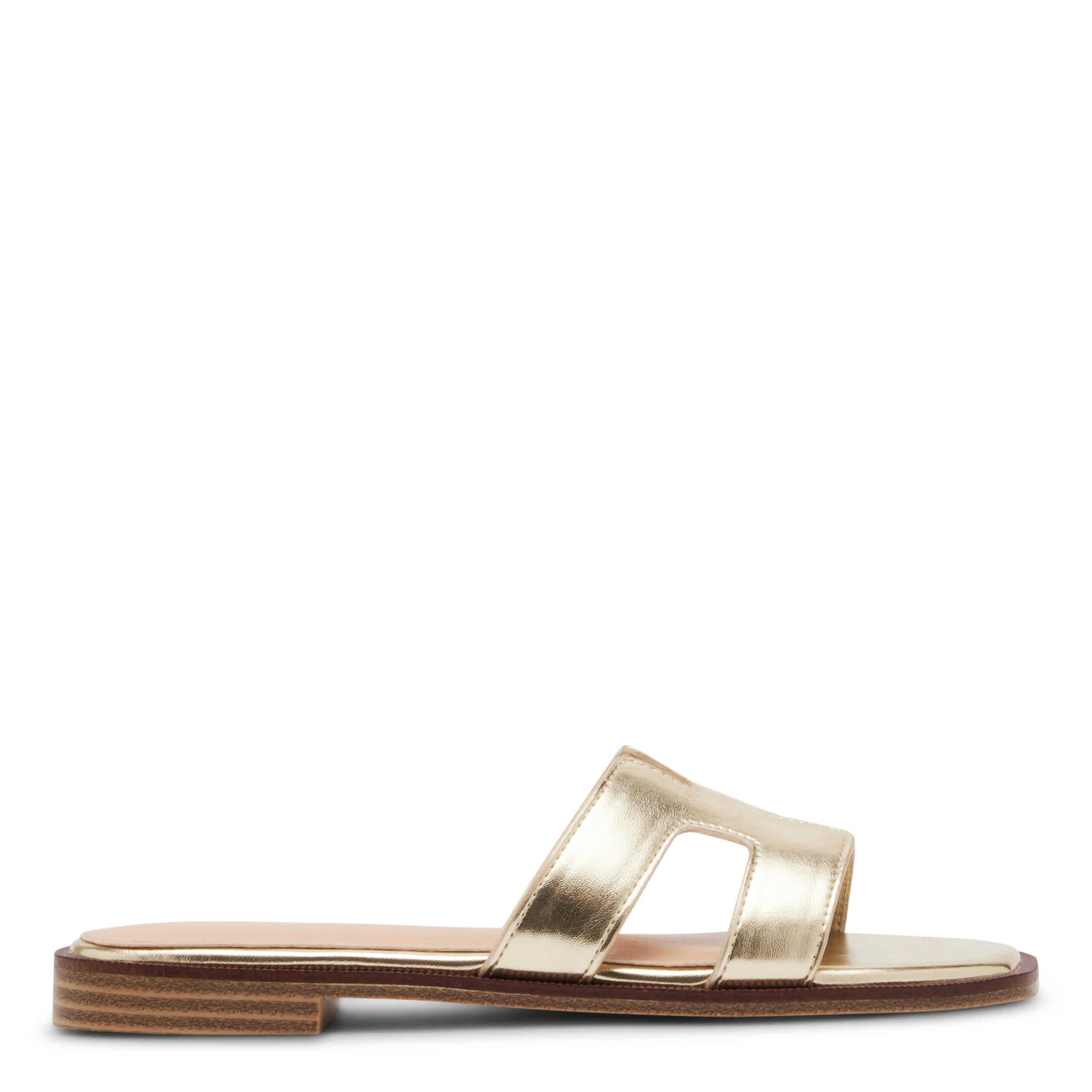 WOMENS HAILEYY SLIDE SANDAL - GOLD