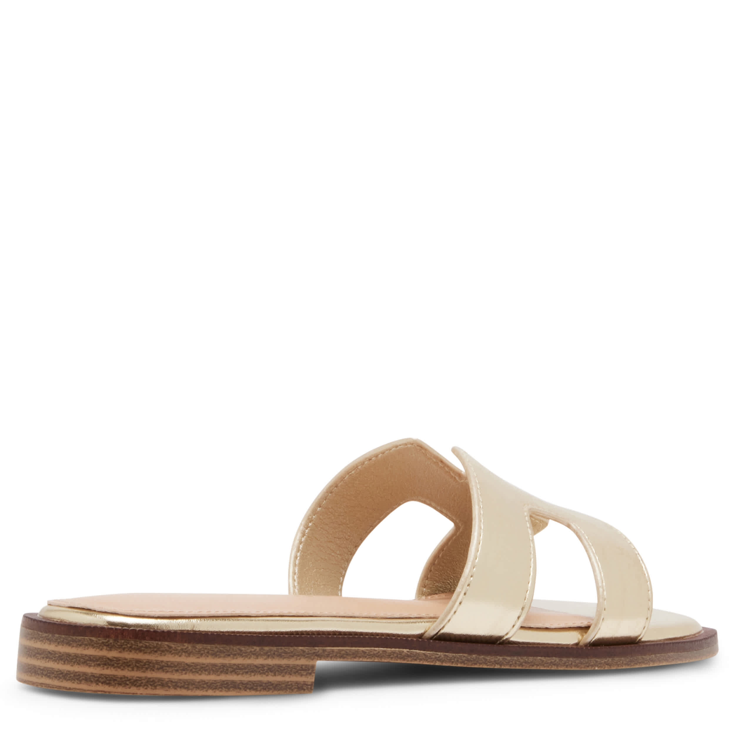 WOMENS HAILEYY SLIDE SANDAL - GOLD