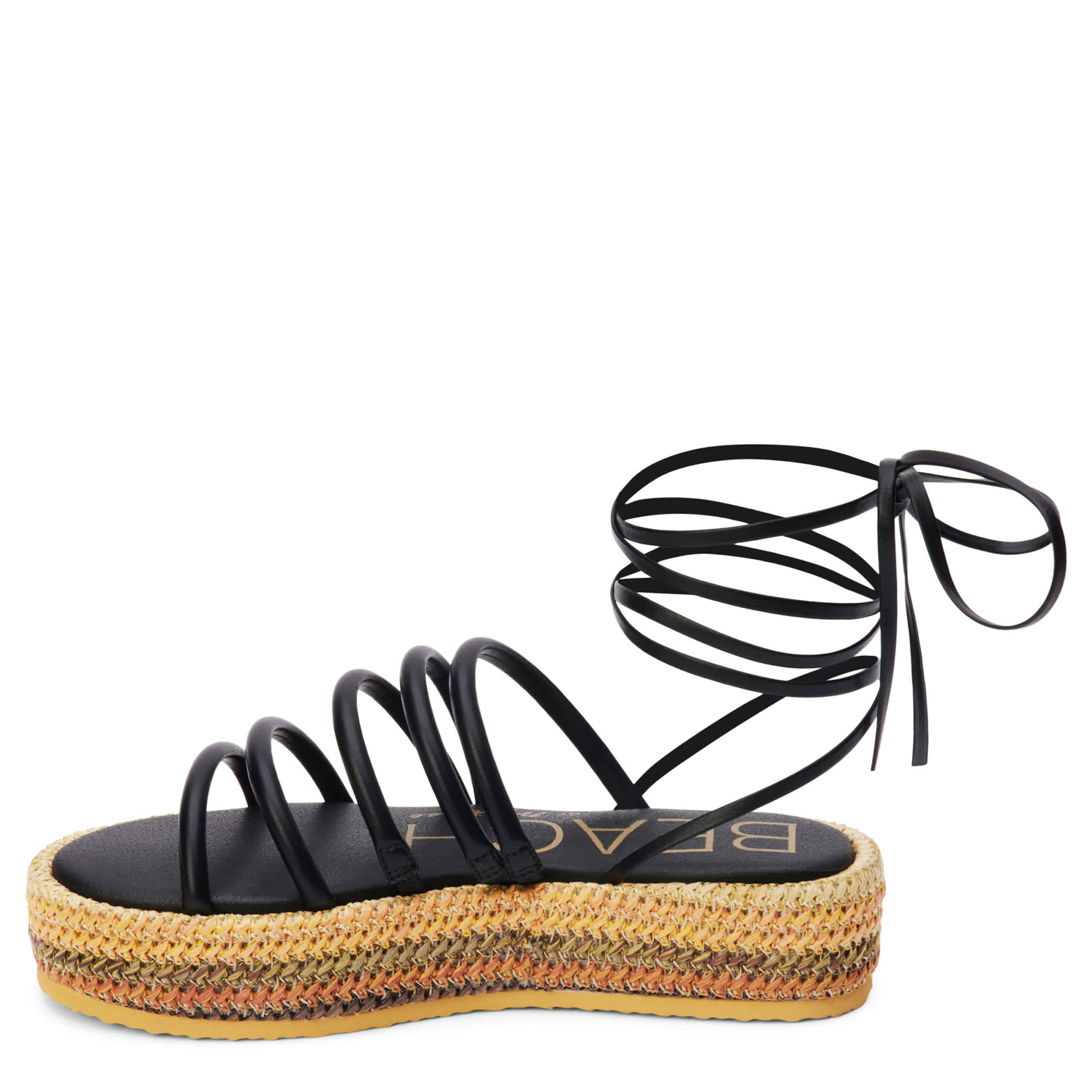 BEACH-WOMENS ELI PLATFORM SANDAL-BLACK & 