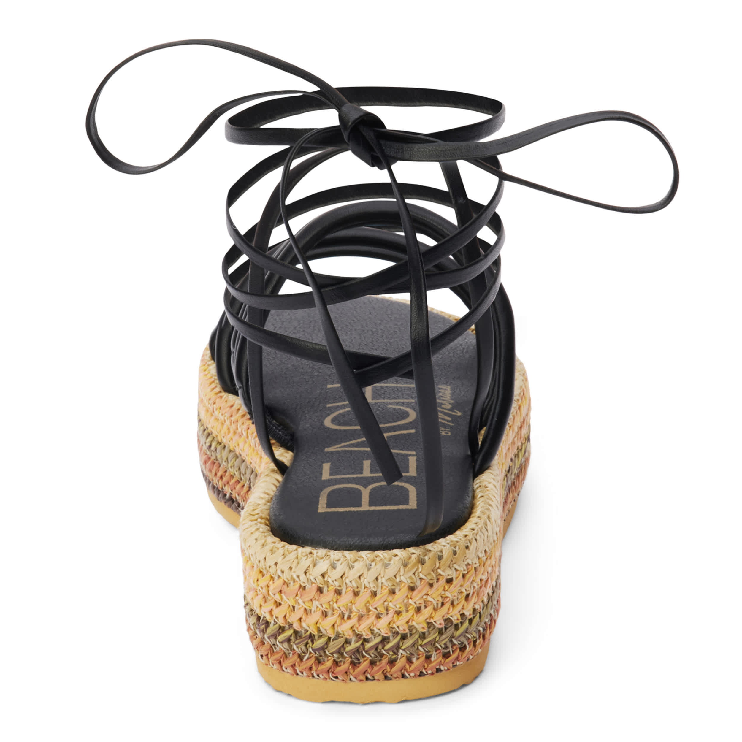 BEACH-WOMENS ELI PLATFORM SANDAL-BLACK & 