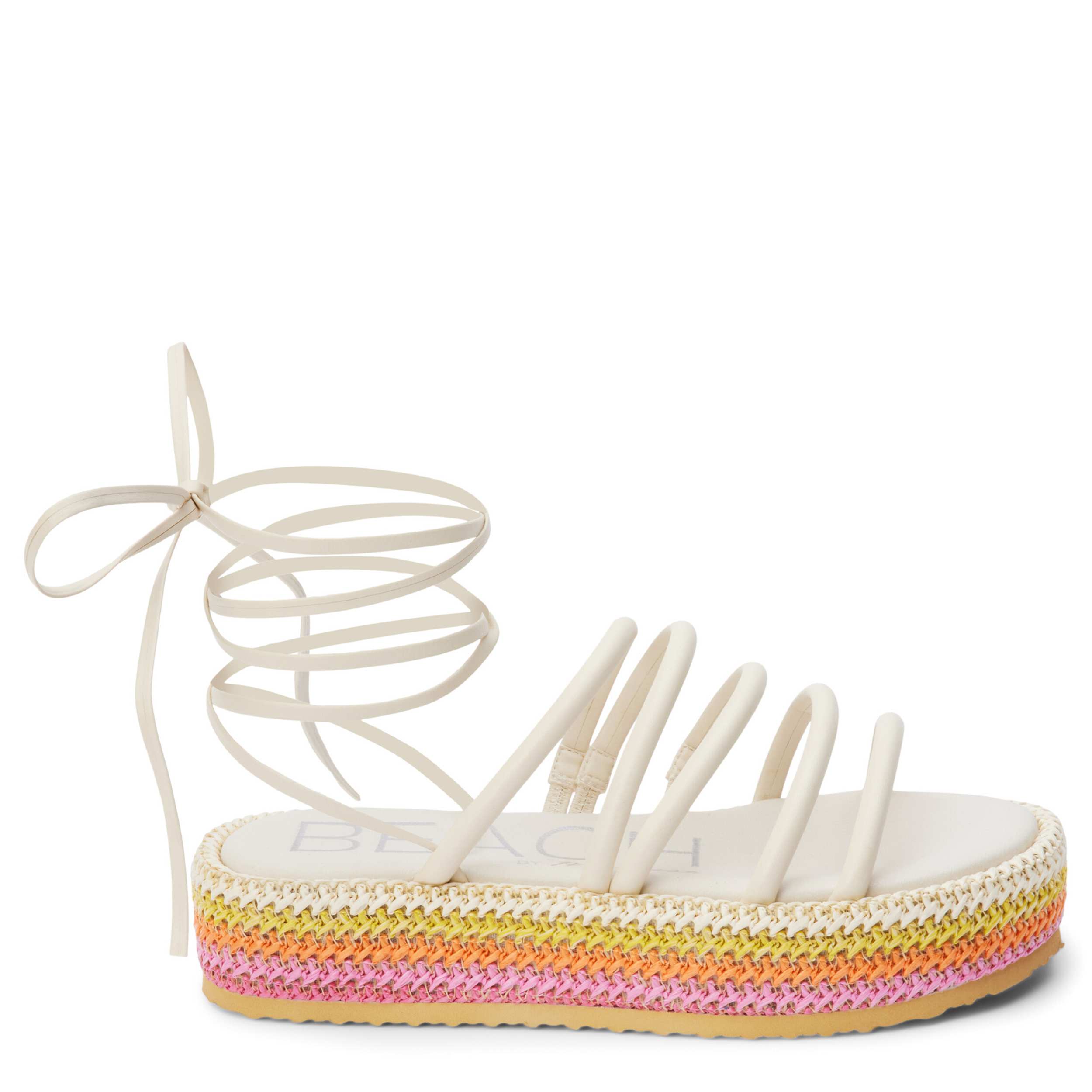 BEACH-WOMENS ELI PLATFORM SANDAL-IVORY & 