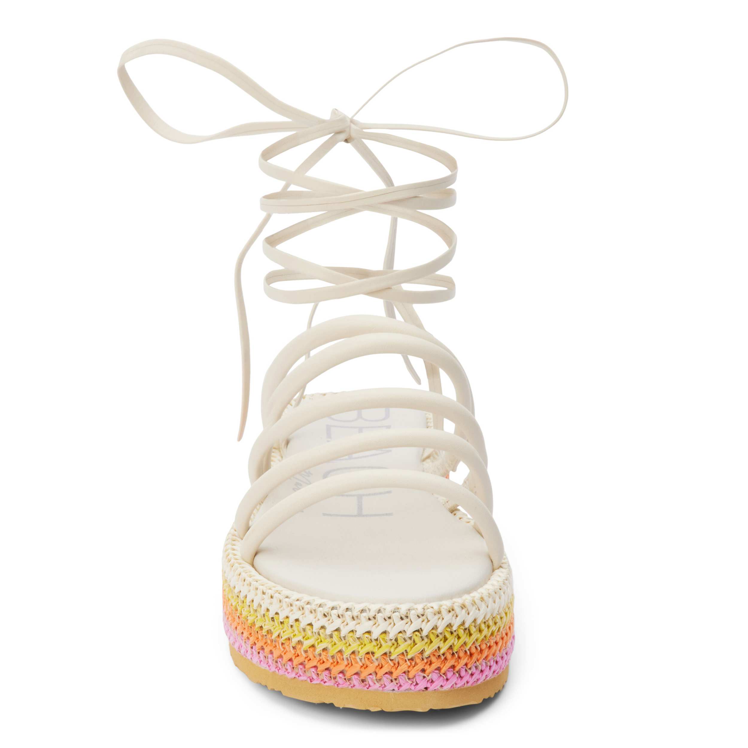 BEACH-WOMENS ELI PLATFORM SANDAL-IVORY & 