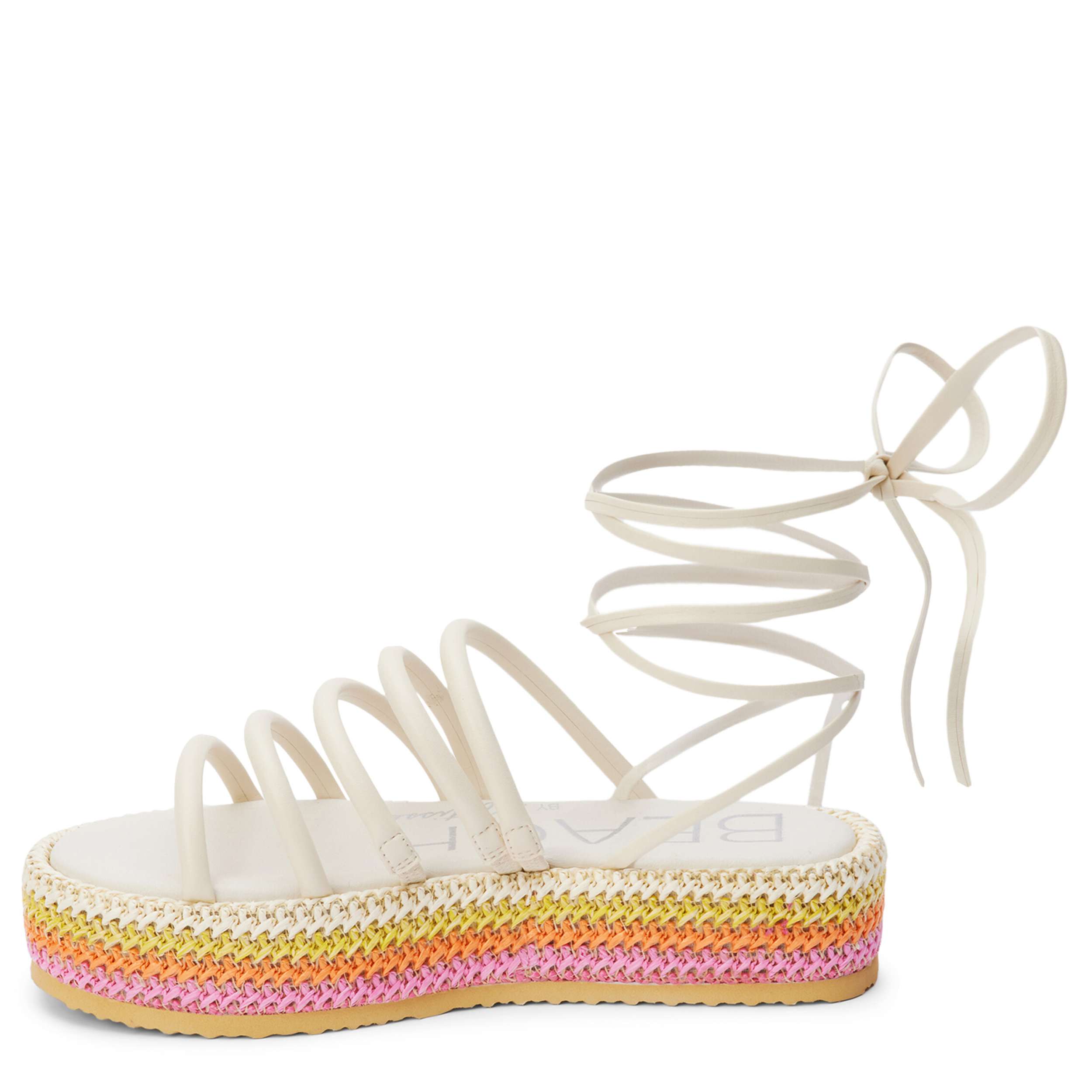 BEACH-WOMENS ELI PLATFORM SANDAL-IVORY & 