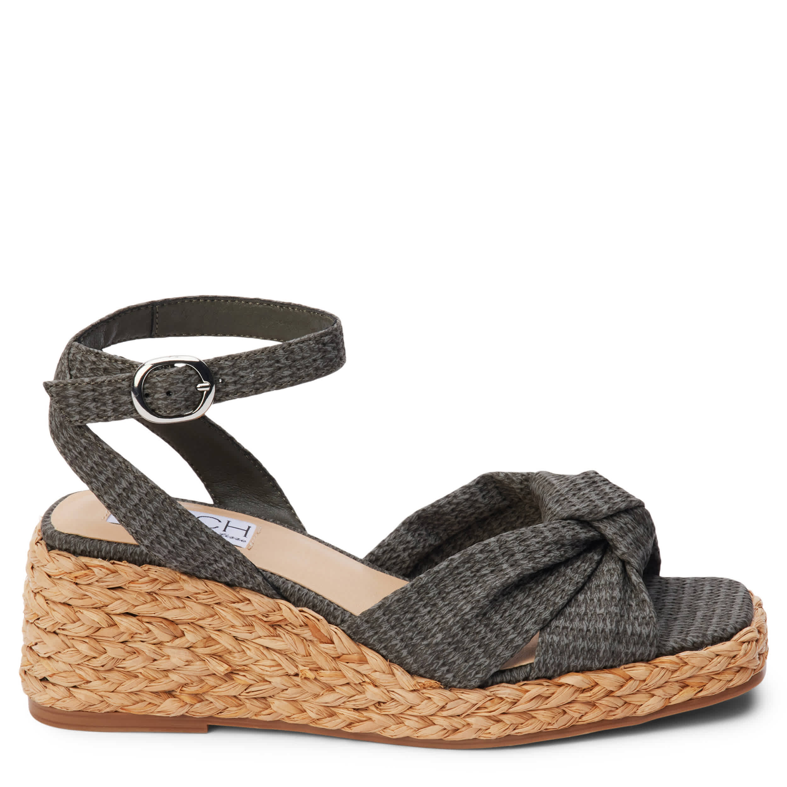 BEACH-WOMENS IBIZA WEDGE SANDAL-BLACK & 