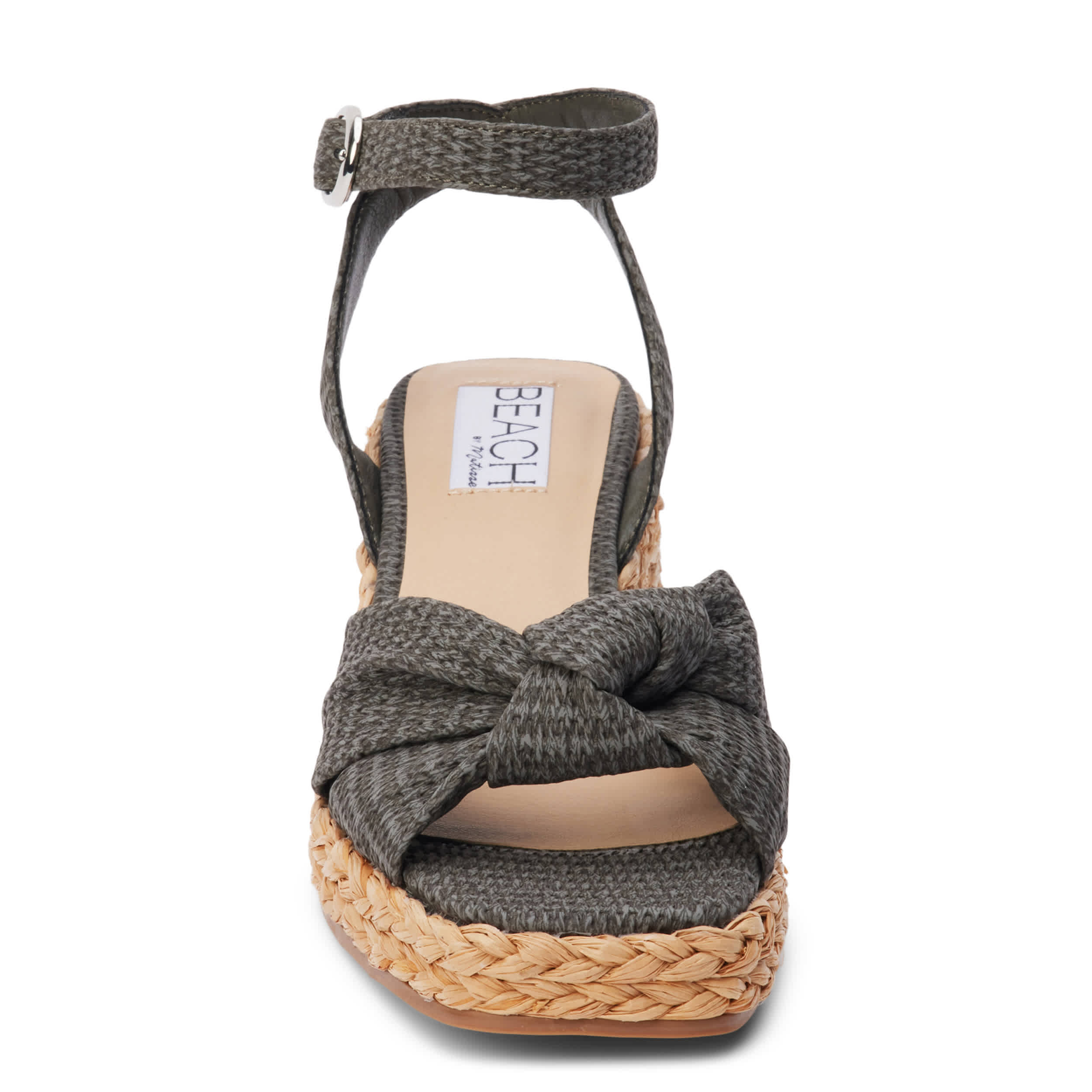 BEACH-WOMENS IBIZA WEDGE SANDAL-BLACK & 