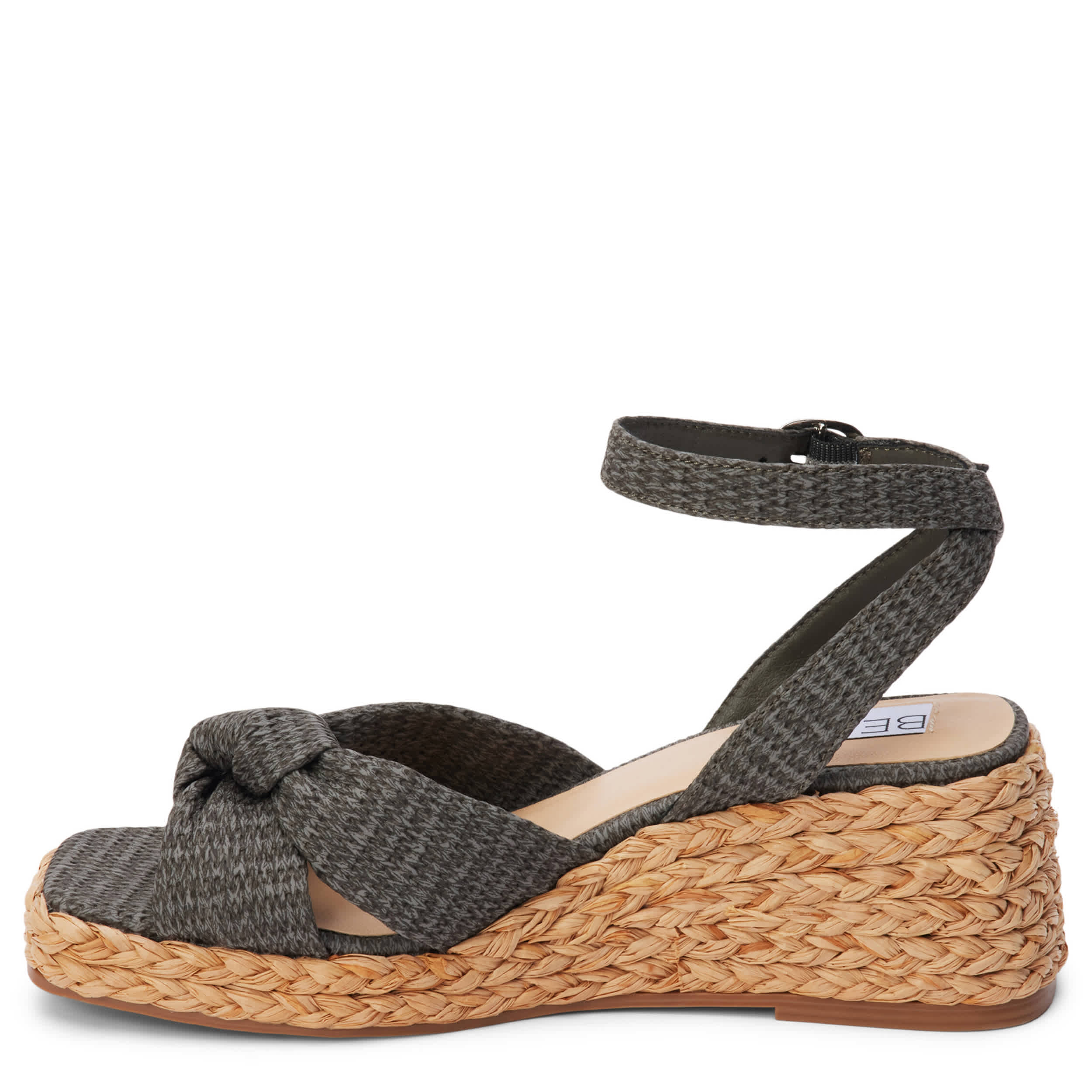 BEACH-WOMENS IBIZA WEDGE SANDAL-BLACK & 