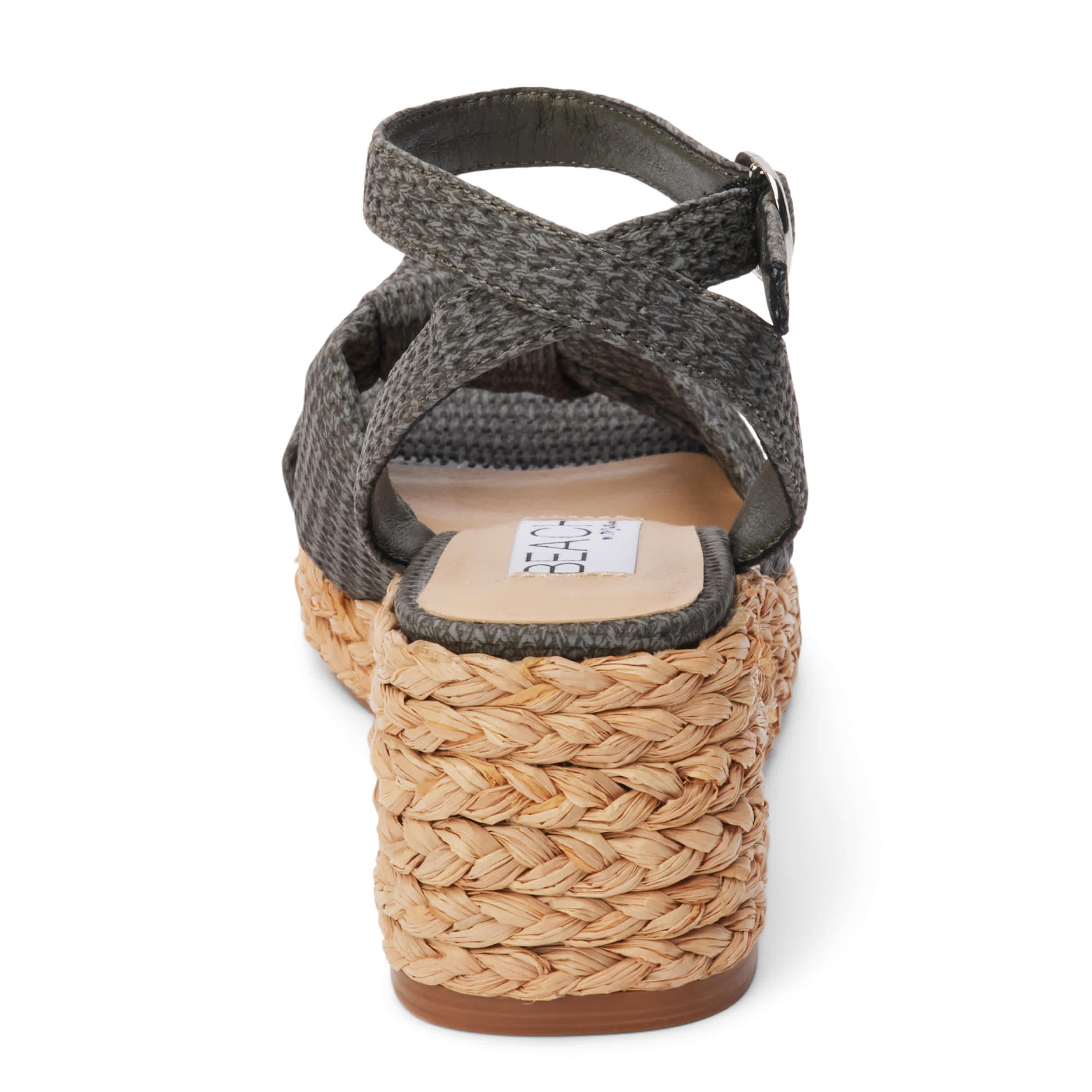 BEACH-WOMENS IBIZA WEDGE SANDAL-BLACK & 
