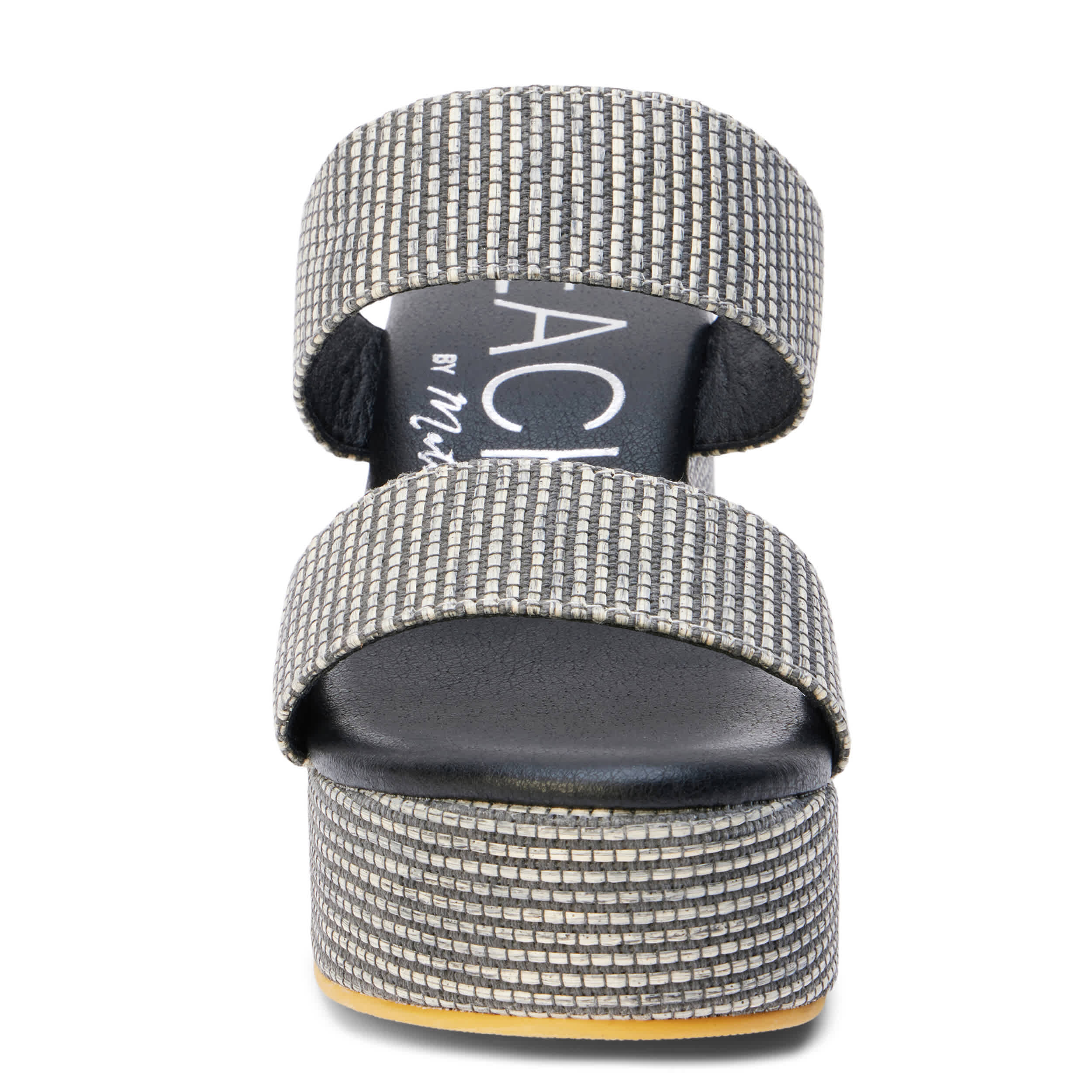 BEACH-WOMENS OCEAN AVE PLATFORM SANDAL-BLACK & 