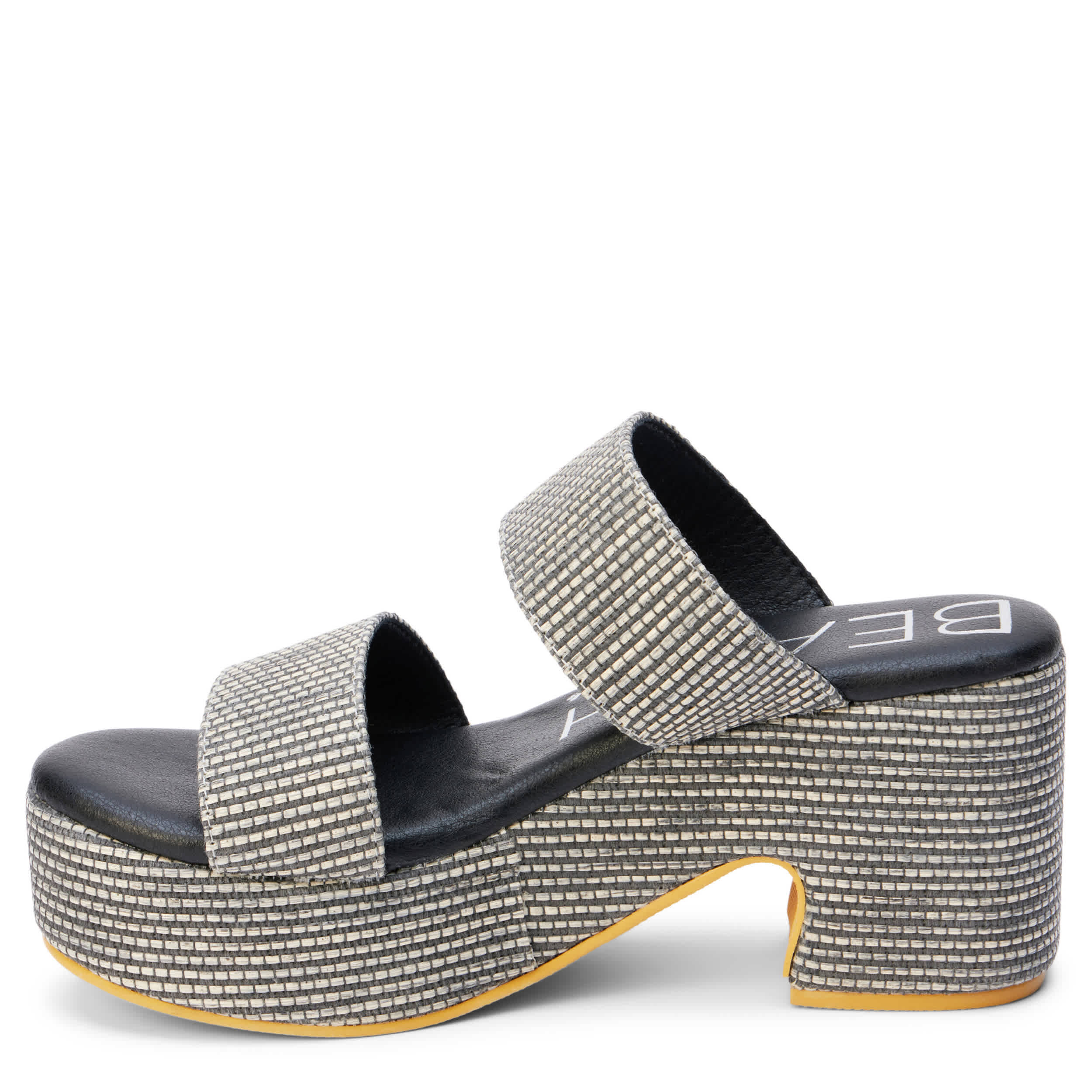BEACH-WOMENS OCEAN AVE PLATFORM SANDAL-BLACK & 