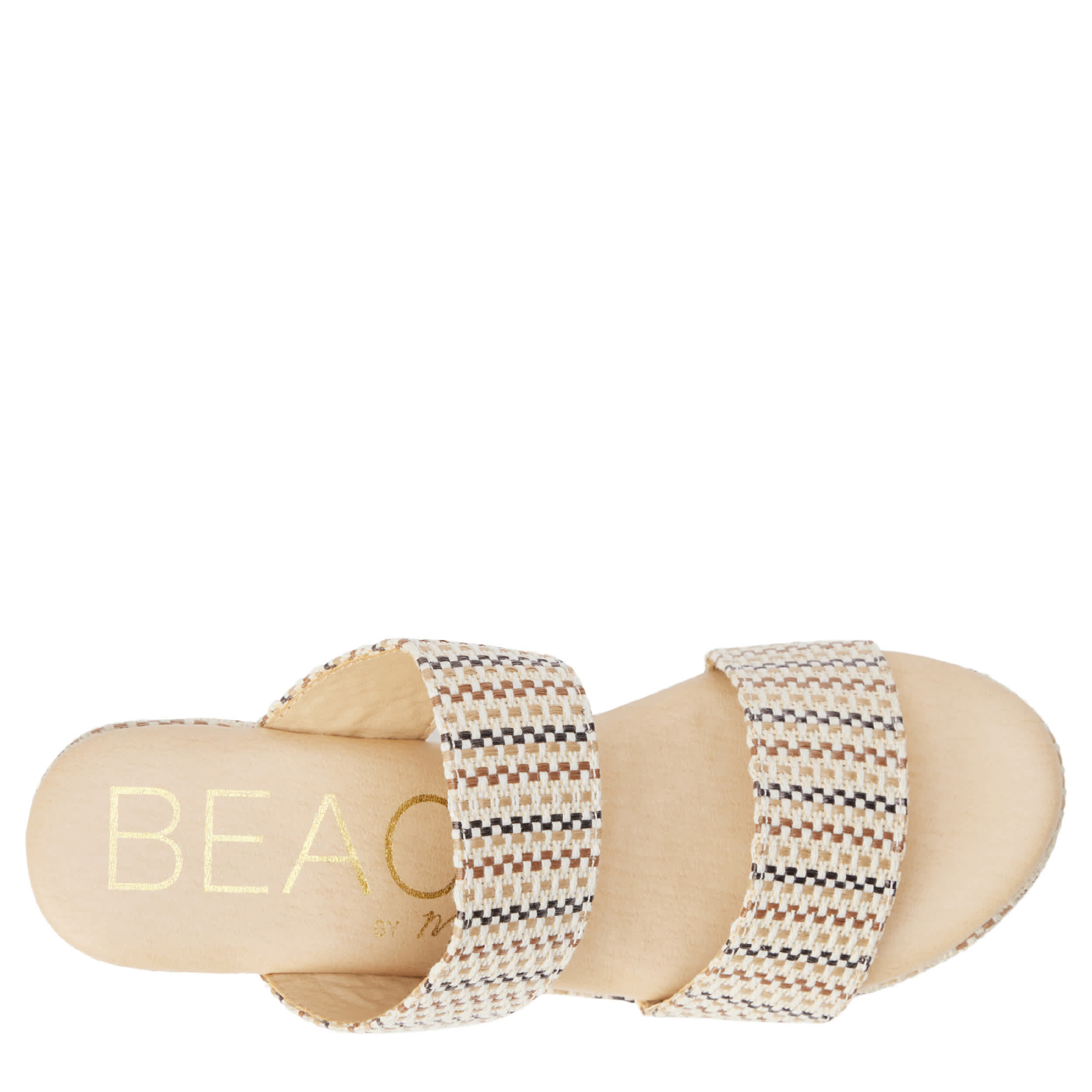BEACH-WOMENS OCEAN AVE PLATFORM SANDAL-IVORY & 