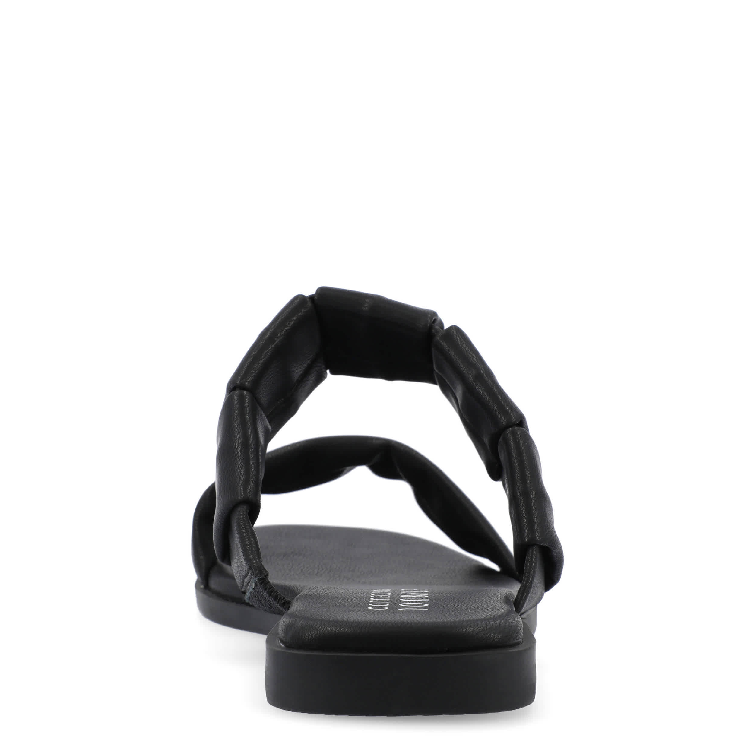 JOURNEE COLLECTION-WOMENS PEGIE SANDALS-BLACK & 