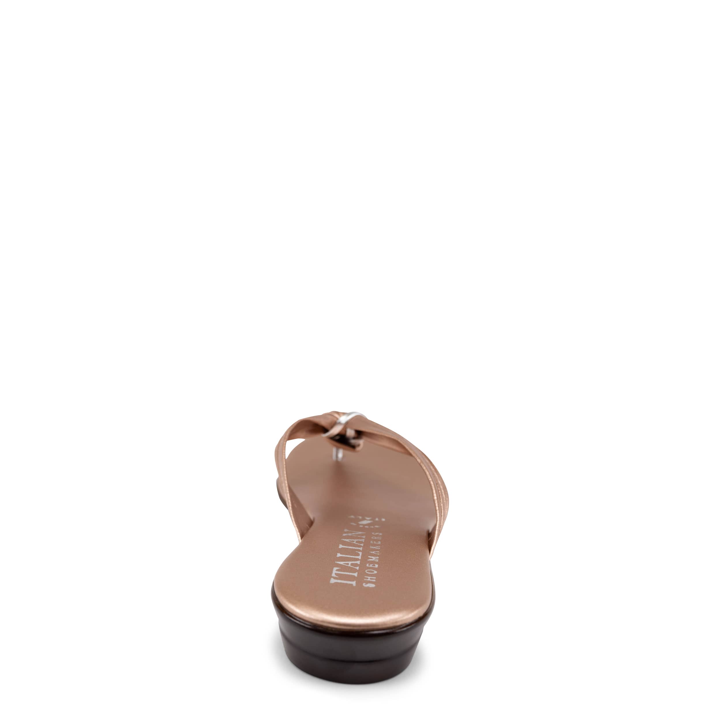 ITALIAN SHOEMAKERS-WOMENS ALEENA FLIP FLOP SANDAL-FRAPPE & 