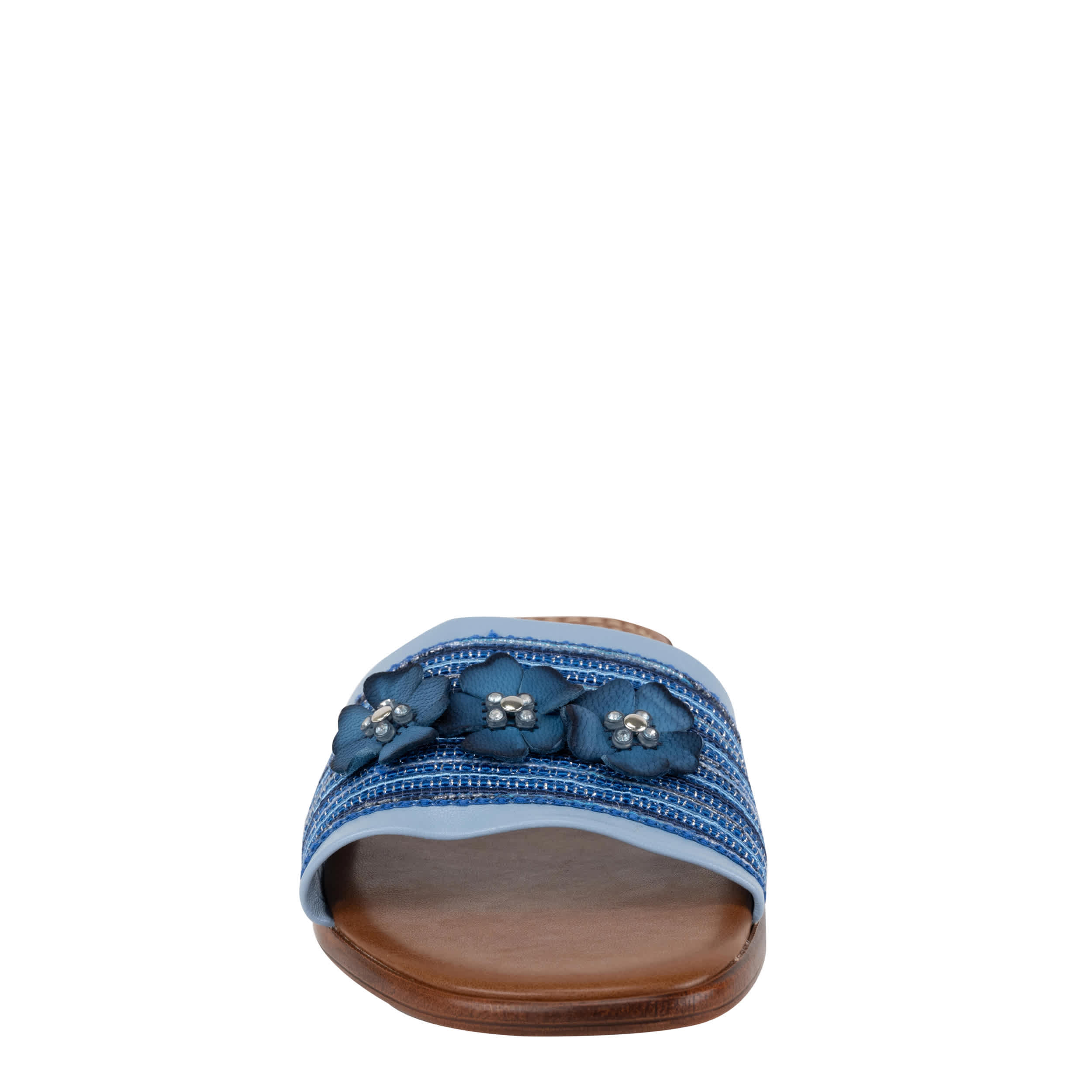 ITALIAN SHOEMAKERS-WOMENS IVANNA SLIDE SANDAL-DENIM & 