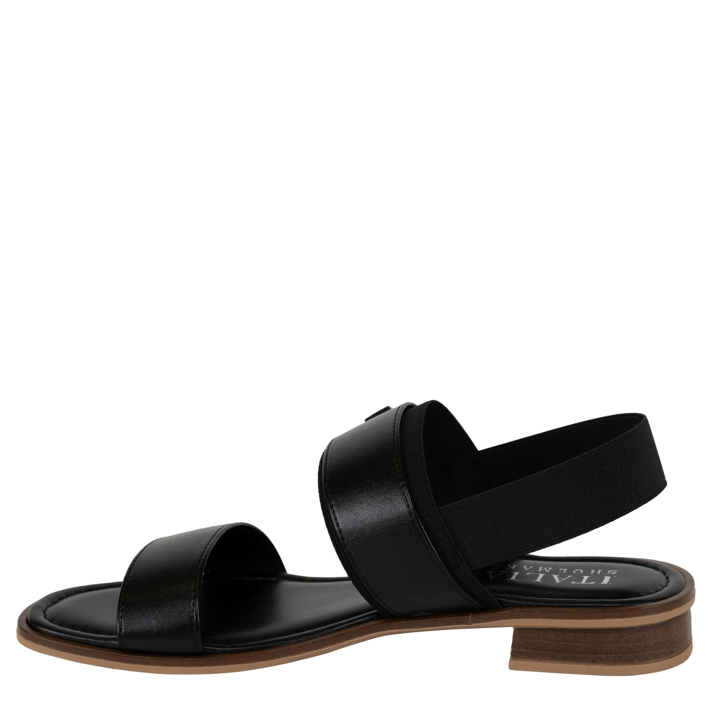 ITALIAN SHOEMAKERS-WOMENS ZOELLA FLAT SANDAL-NAVY & 