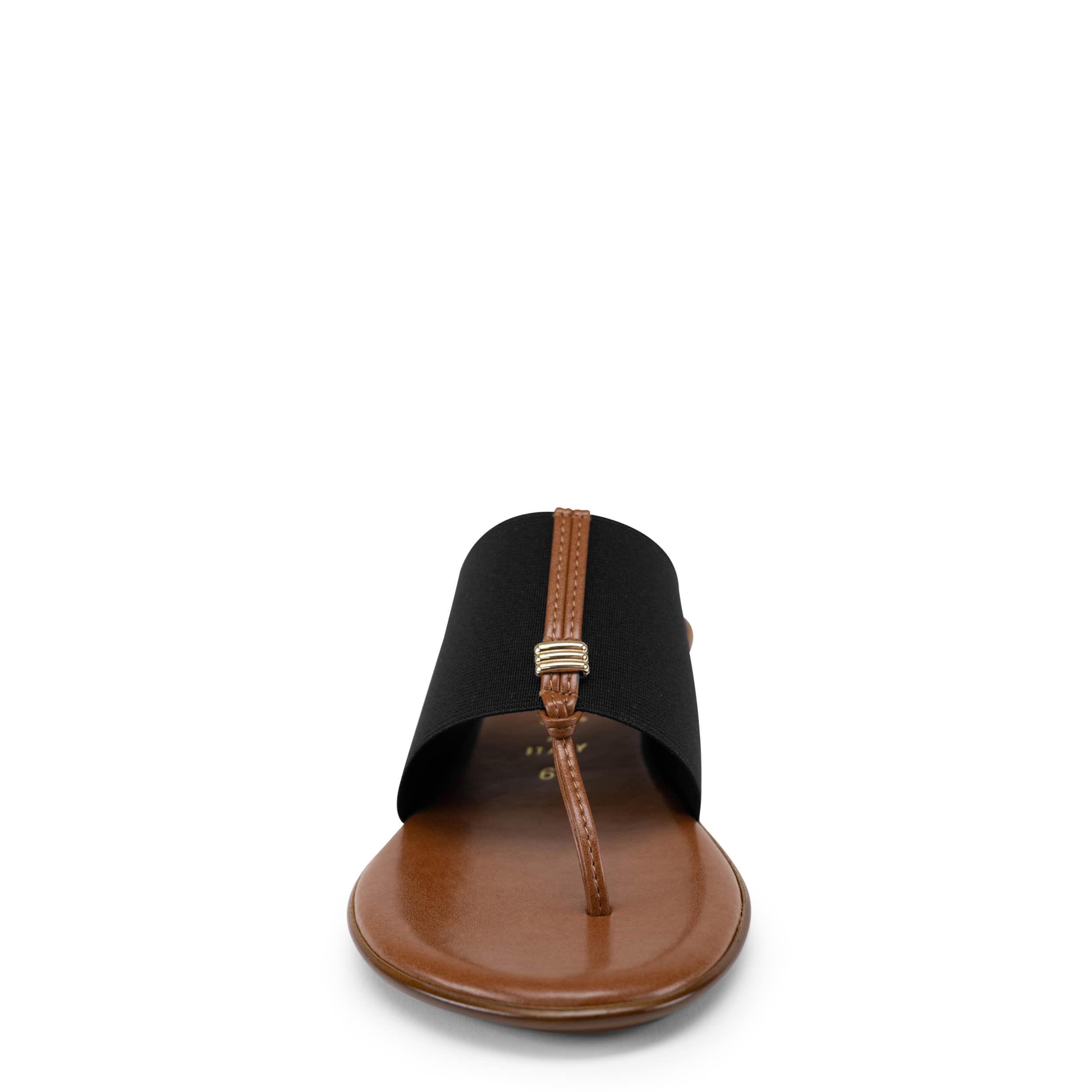 ITALIAN SHOEMAKERS-WOMENS AFIA WEDGE SANDAL-BLACK & 