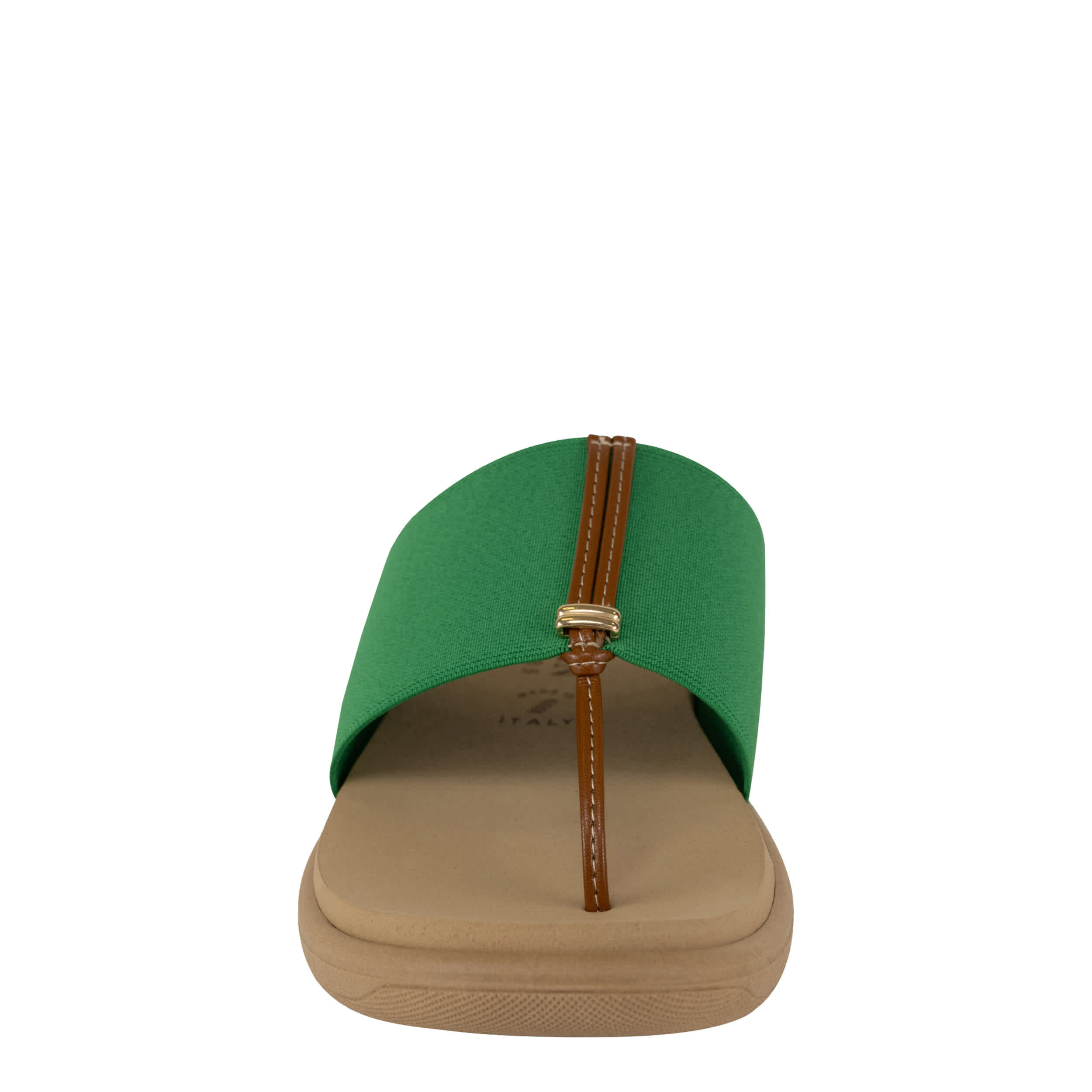 ITALIAN SHOEMAKERS-WOMENS JAHZARA WEDGE SANDAL-GREEN & 