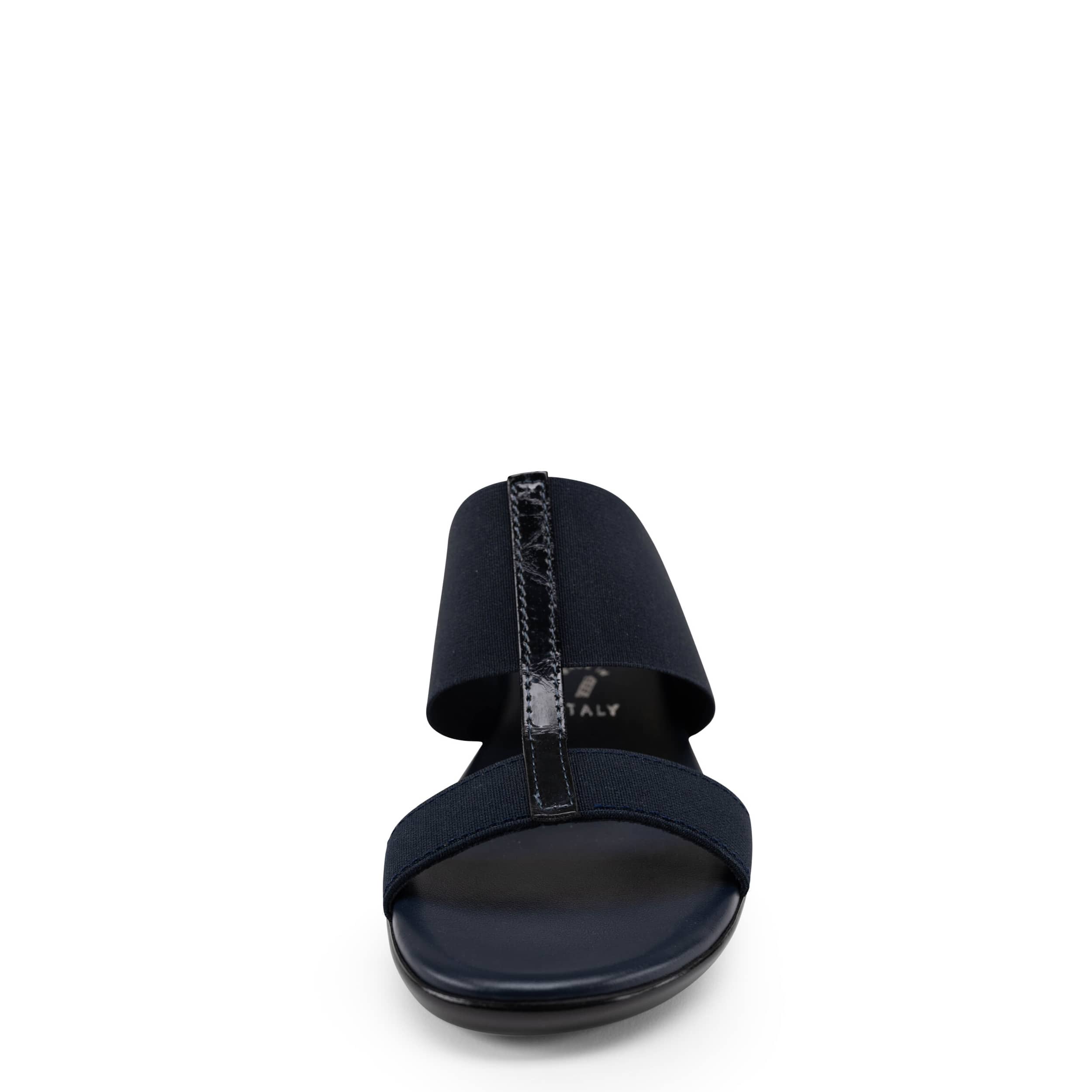 ITALIAN SHOEMAKERS-WOMENS SADEY WEDGE SANDAL-NAVY & 