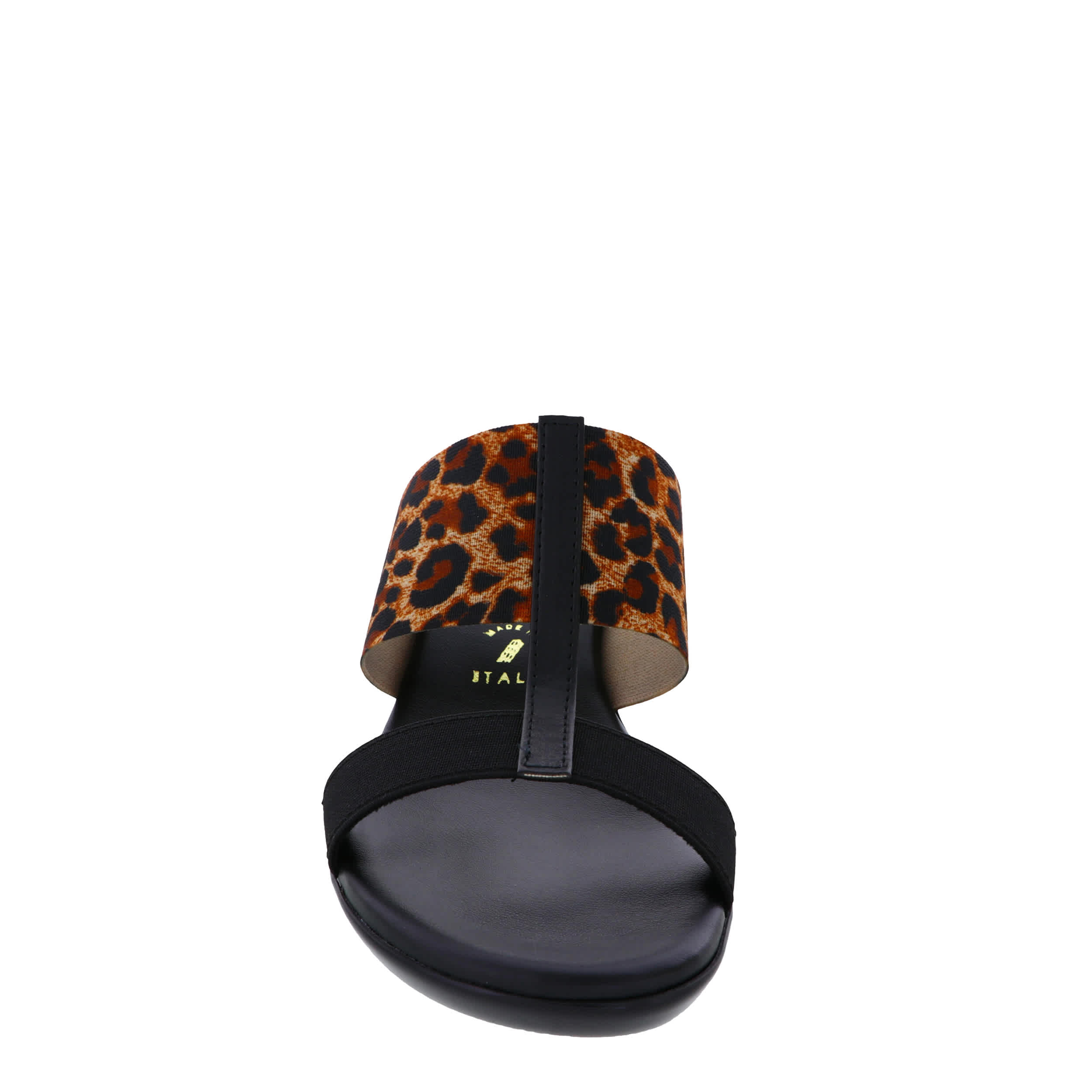 ITALIAN SHOEMAKERS-WOMENS SADEY WEDGE SANDAL-LEOPARD & 