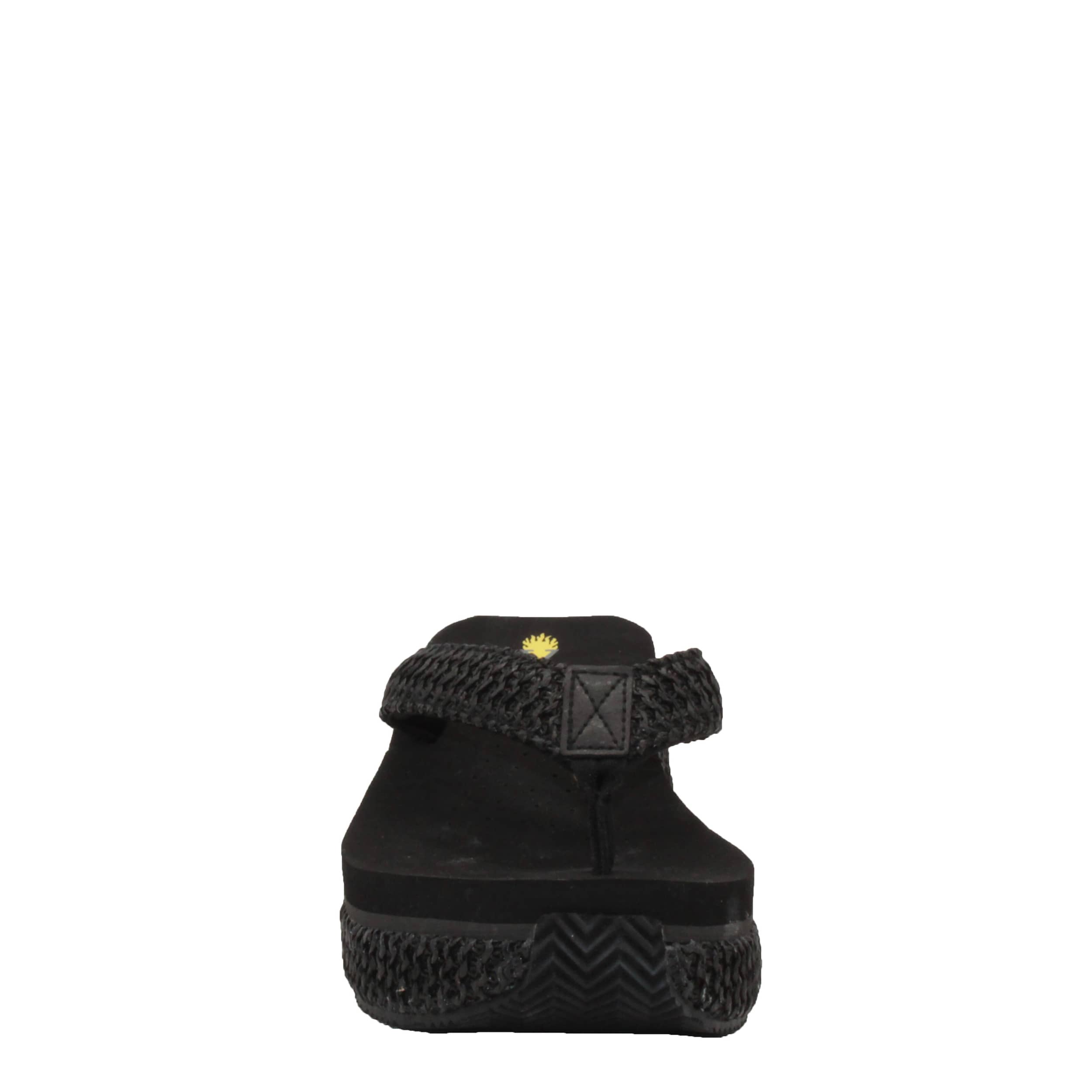 VOLATILE-WOMENS ISLAND FLIP FLOP SANDAL-BLACK & 