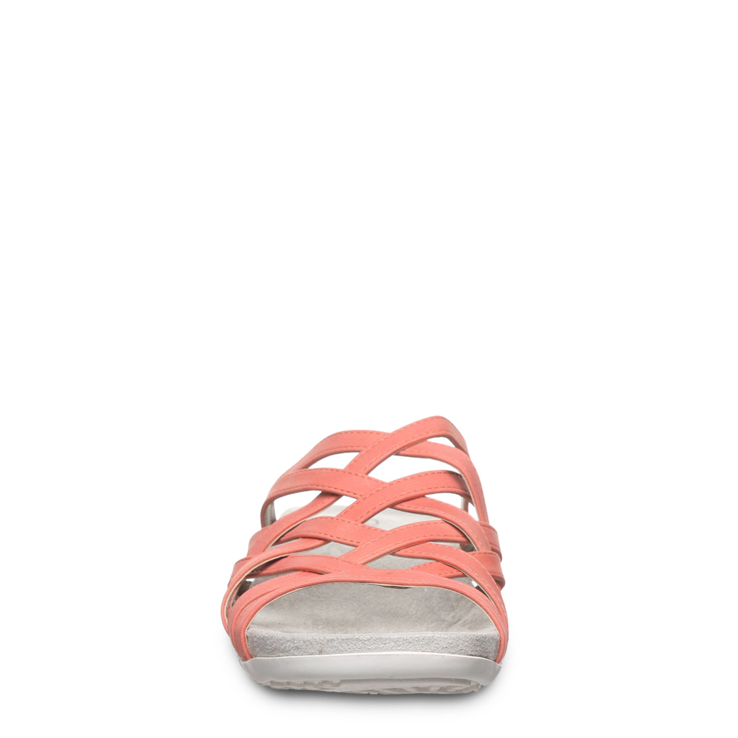 BEARPAW-WOMENS ZINNIA SLIDE SANDAL-CORAL & 