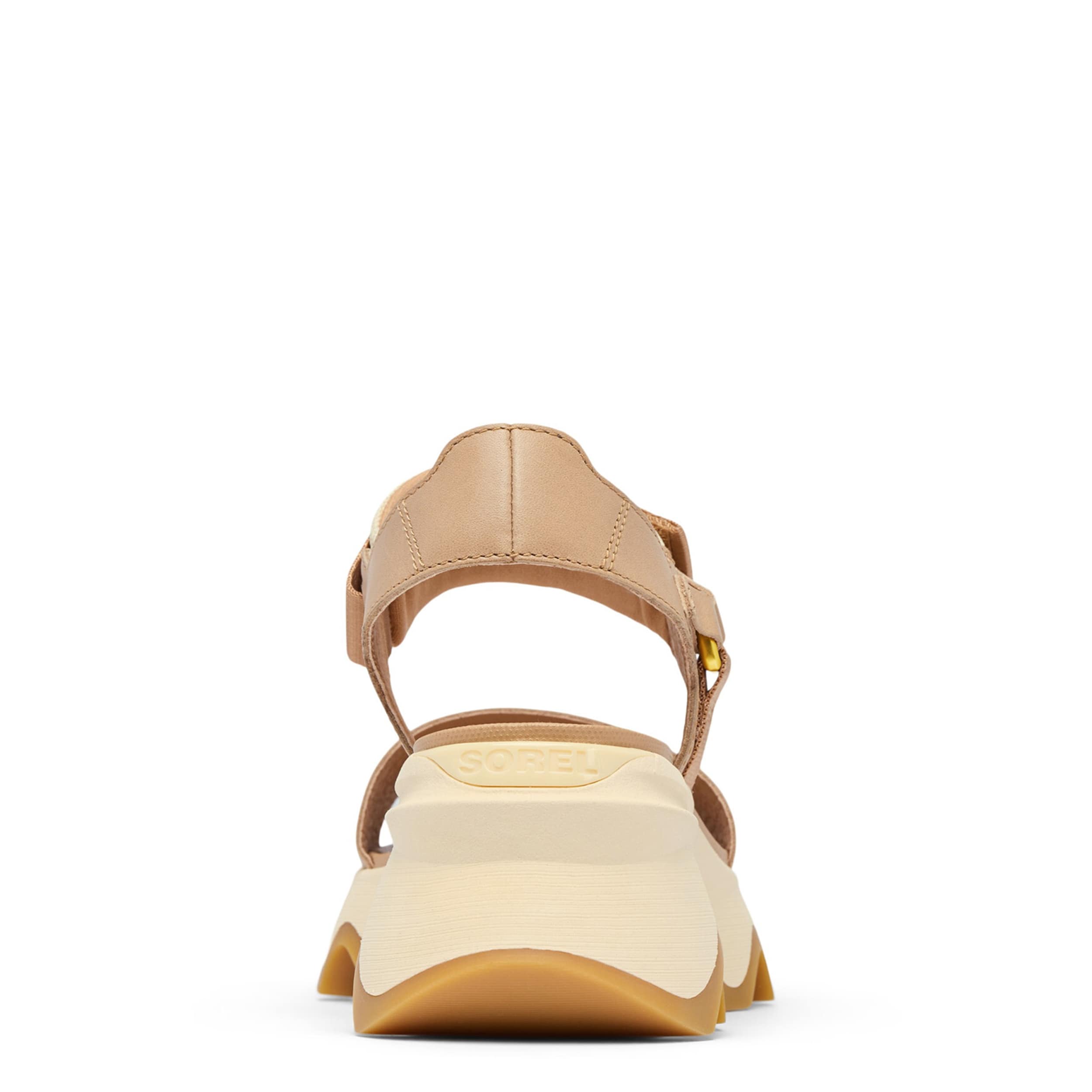SOREL WOMENS KINETIC IMPACT Y-STRAP HIGH SANDAL - BEIGE