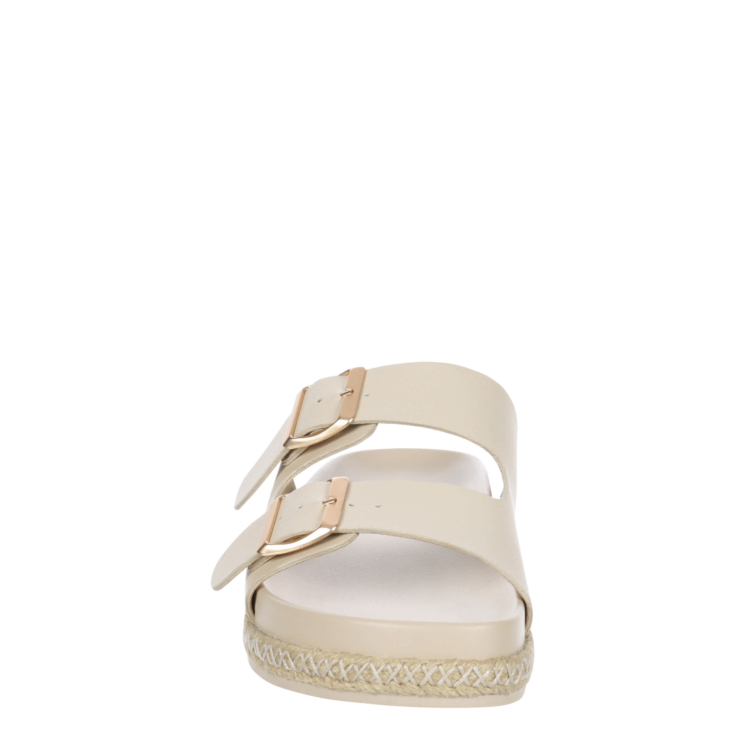 MICHAEL BY MICHAEL SHANNON-WOMENS BAXLEY TWO BAND SANDAL-BEIGE & 