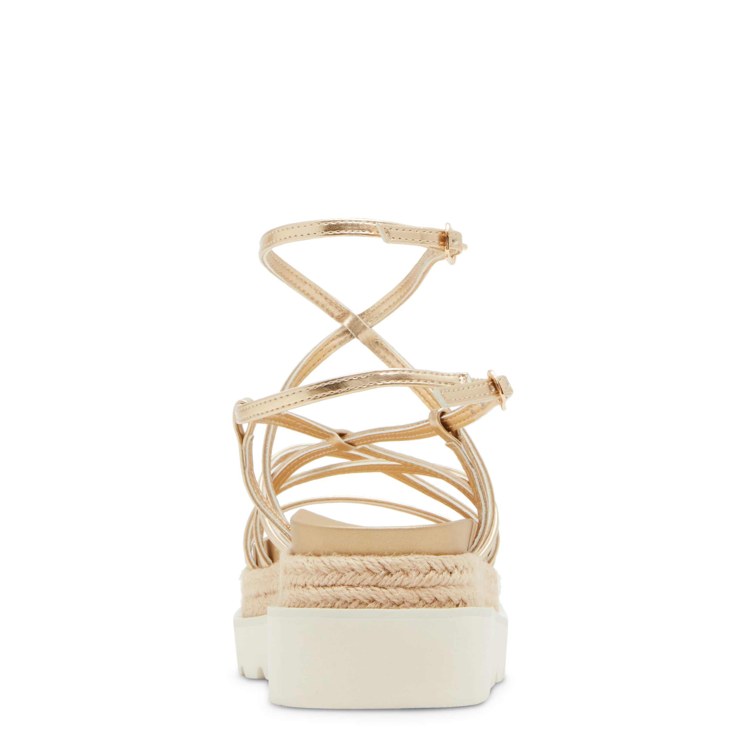 MADDEN GIRL WOMENS MAY SANDAL - GOLD