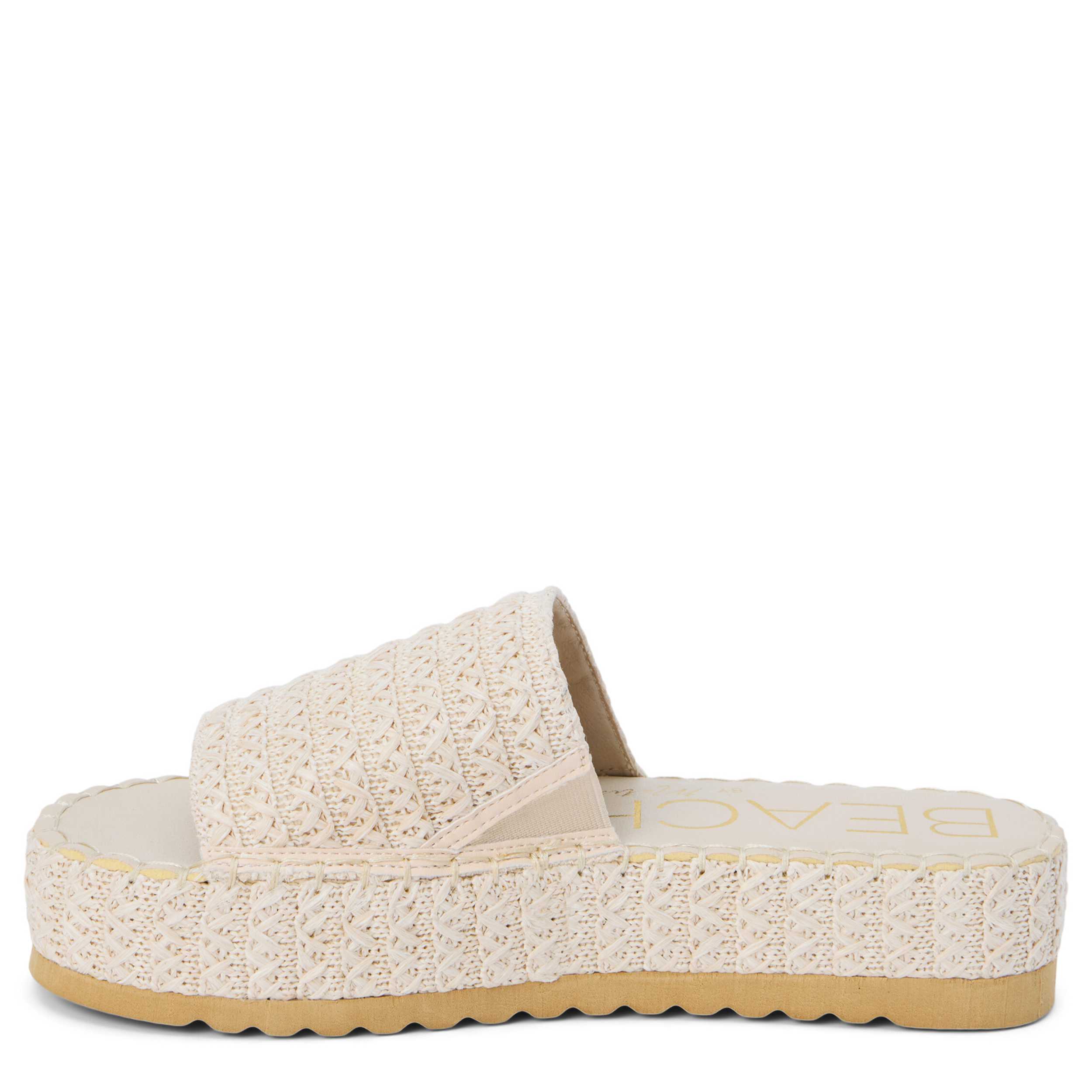 BEACH-WOMENS DEL MAR PLATFORM SANDAL-WHITE & 