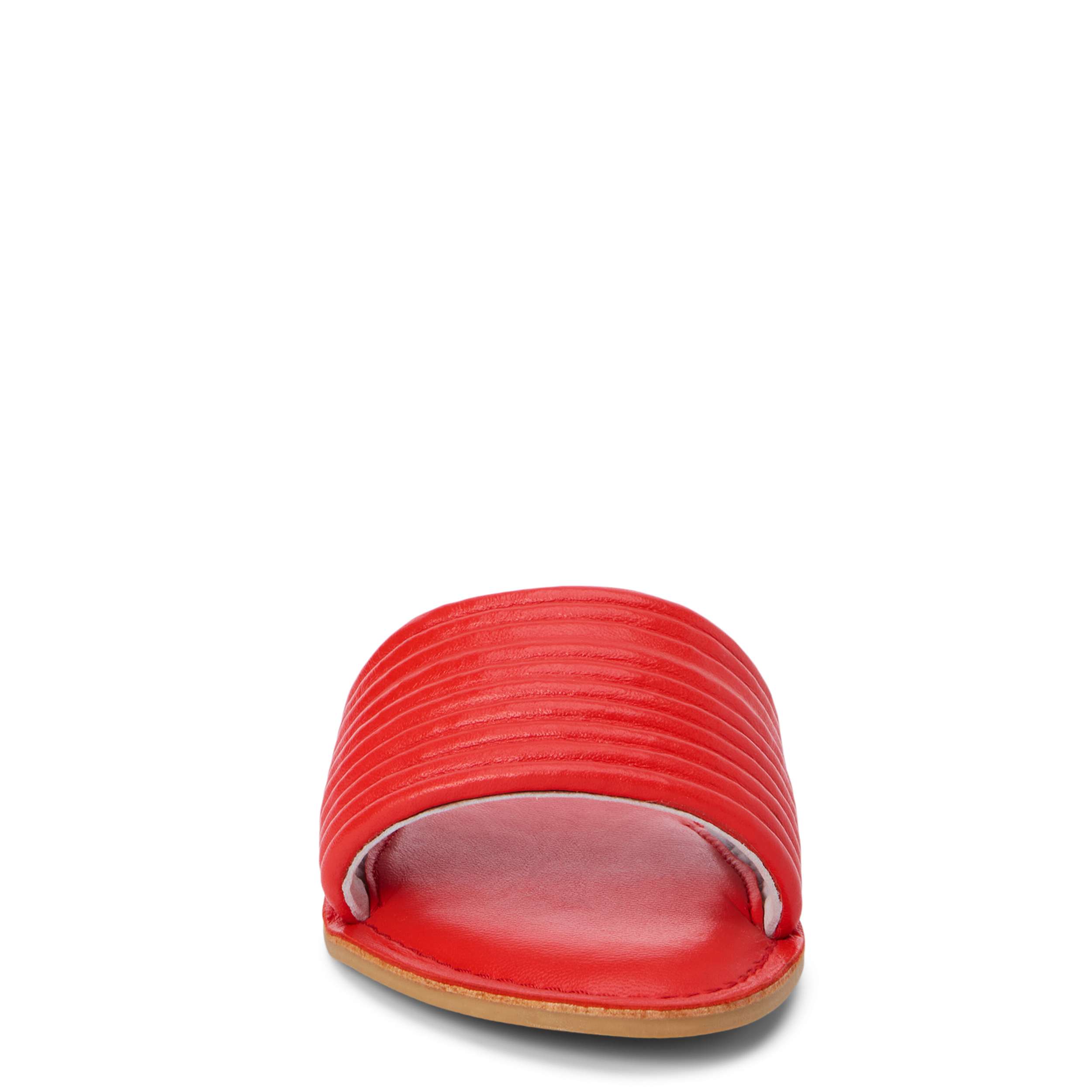 BEACH-WOMENS TROLLER FLAT SANDAL-RED & 