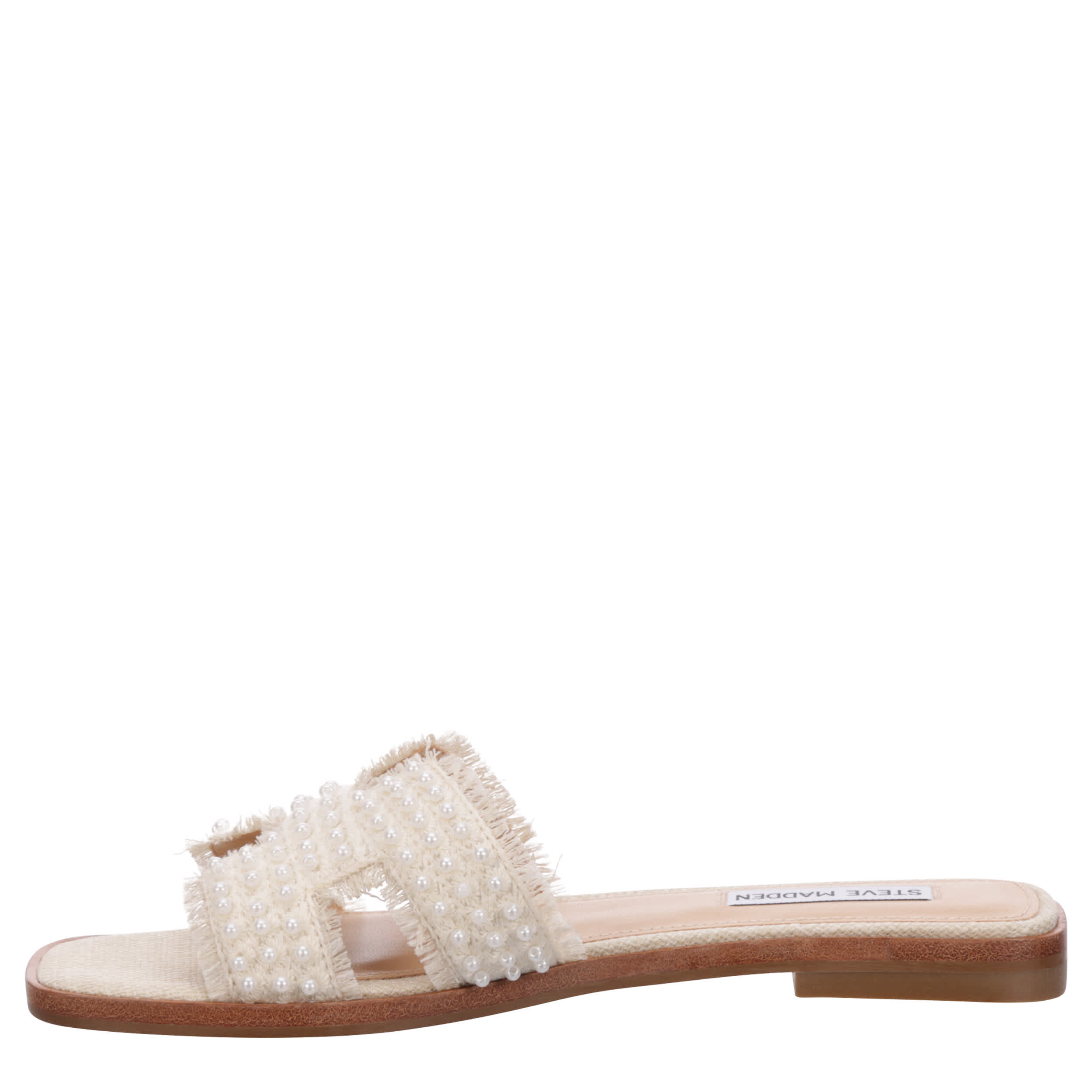 STEVE MADDEN-WOMENS HADYN PEARL SANDAL-OFF WHITE & 