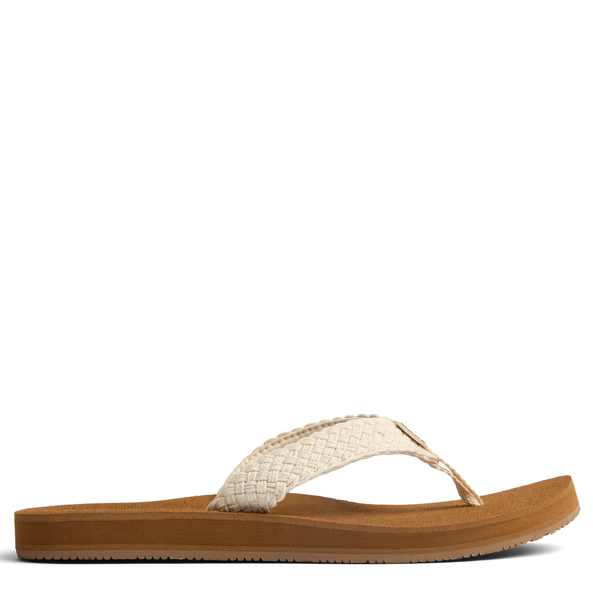 REEF-WOMENS BAJA MARIA FLIP FLOP SANDAL-BROWN & WHITE