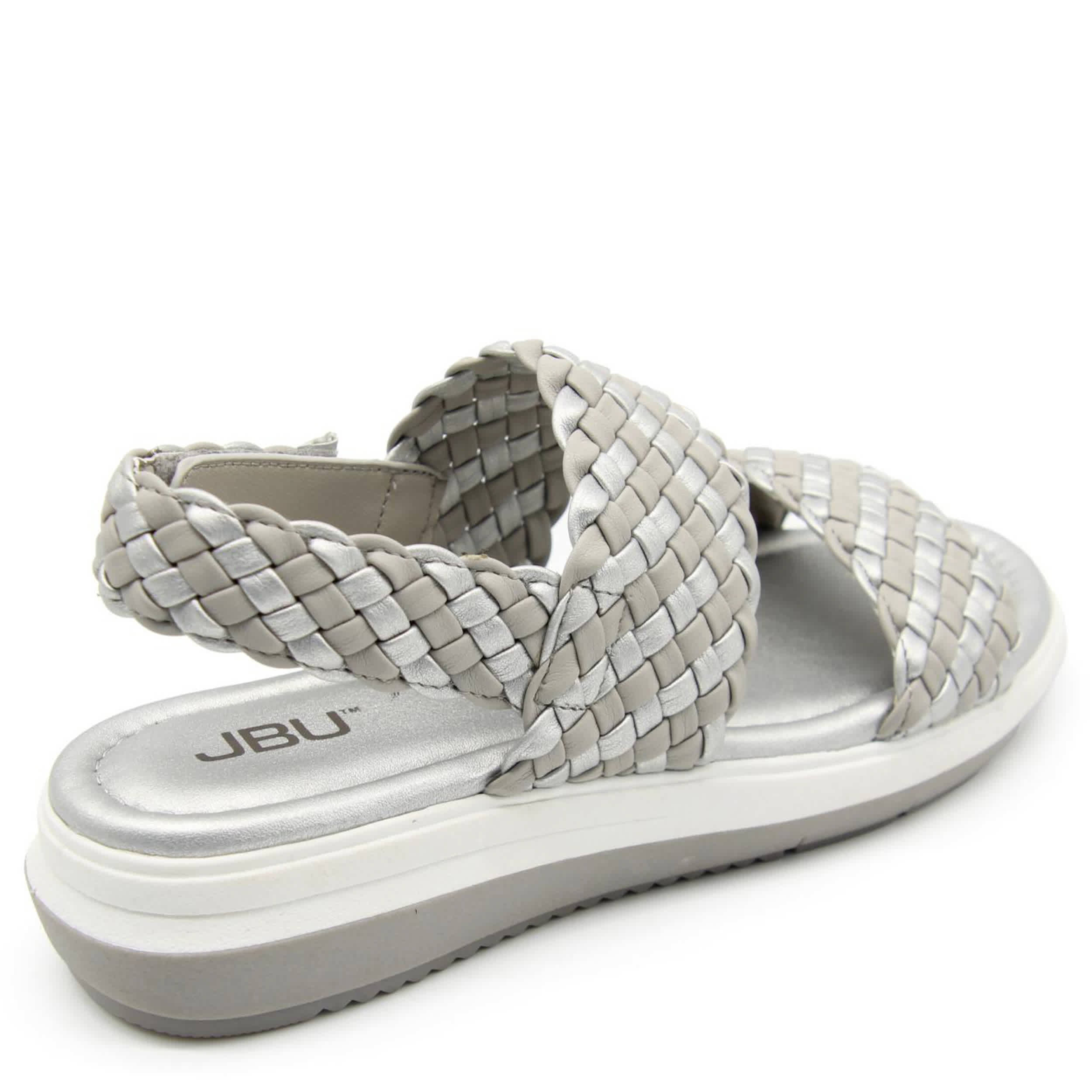 JBU-WOMENS LEILA PLATFORM SANDAL-GREY & SILVER