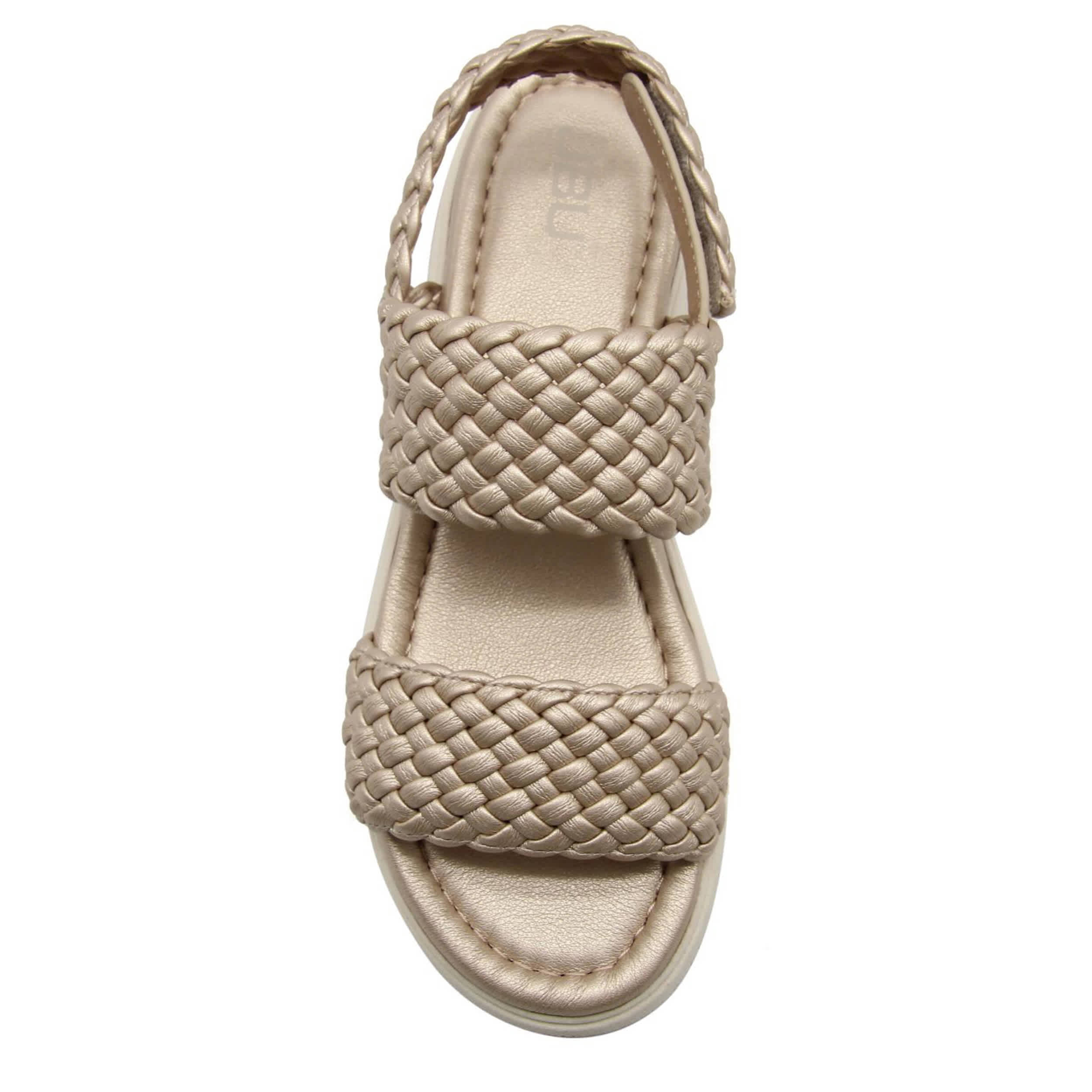 JBU-WOMENS LEILA PLATFORM SANDAL-CHAMPAGNE & 